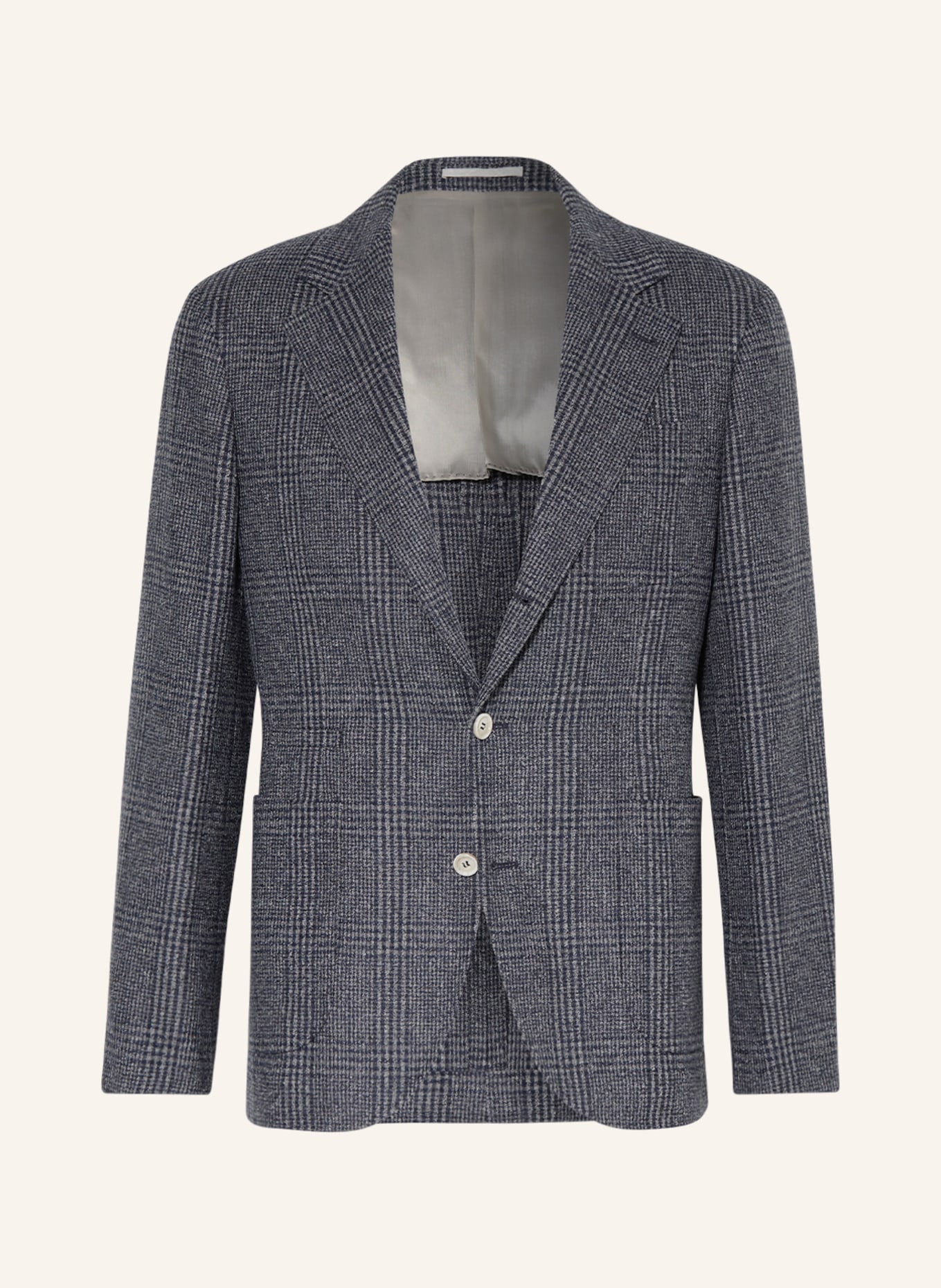 BRUNELLO CUCINELLI Tailored jacket slim fit, Color: DARK BLUE/ GRAY (Image 1)