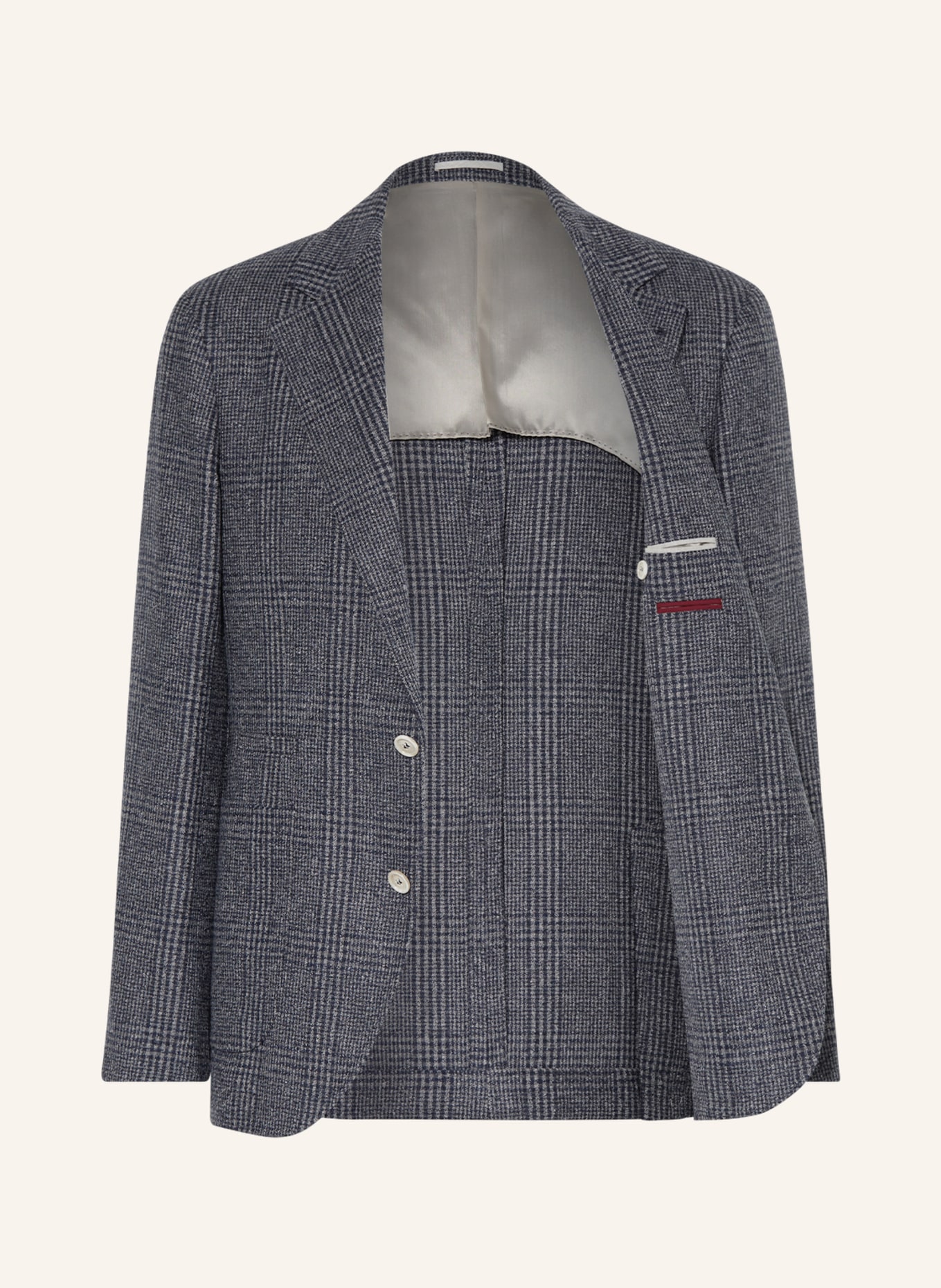 BRUNELLO CUCINELLI Tailored jacket slim fit, Color: DARK BLUE/ GRAY (Image 4)