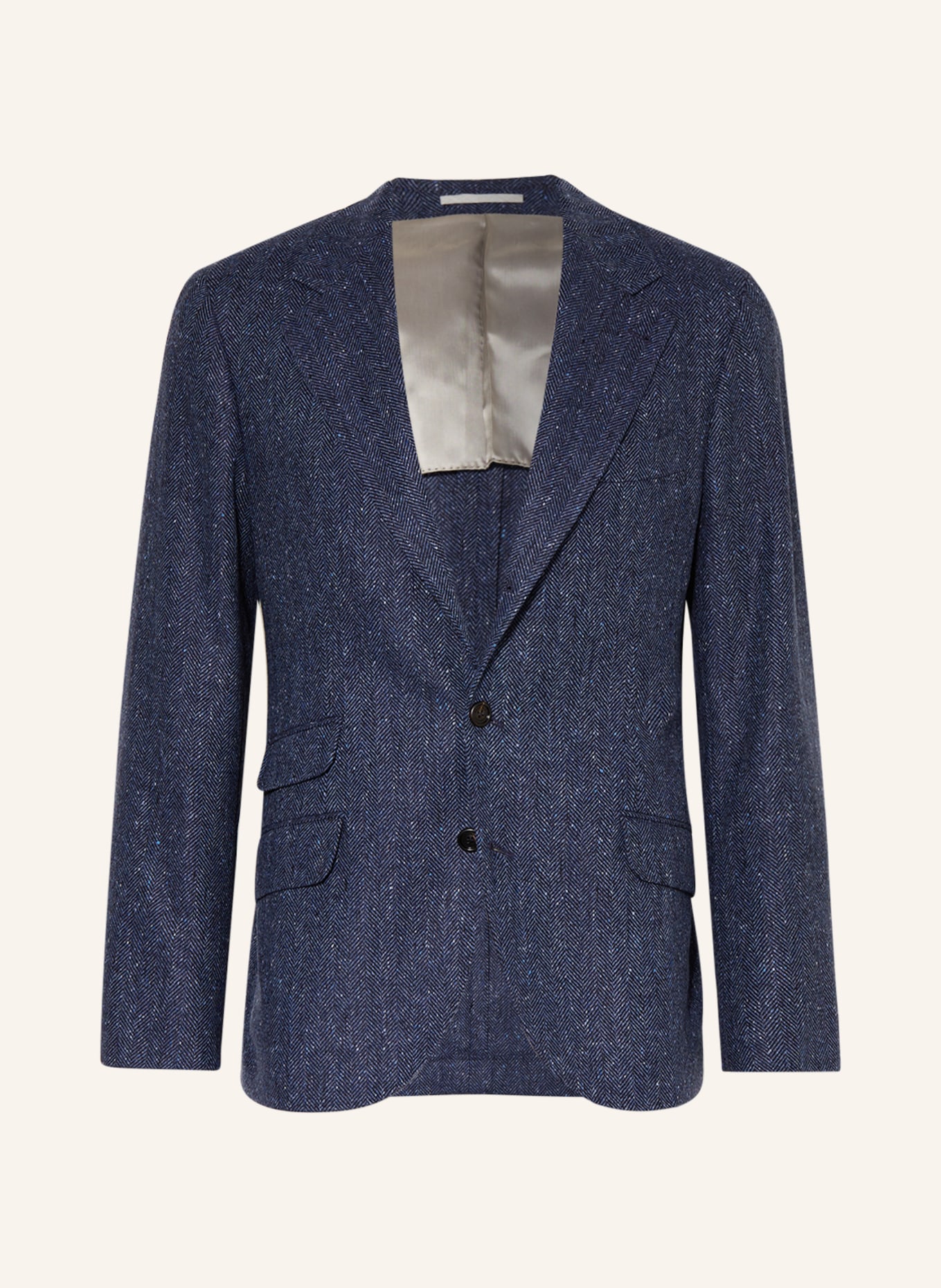 BRUNELLO CUCINELLI Tailored jacket extra slim fit, Color: DARK BLUE/ LIGHT BLUE (Image 1)