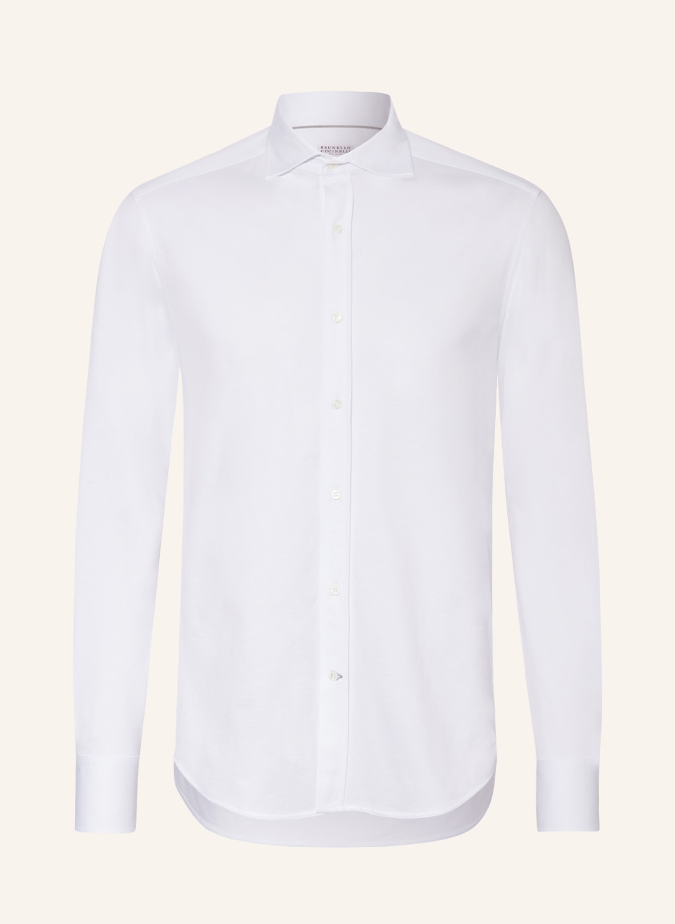BRUNELLO CUCINELLI Shirt slim fit, Color: WHITE (Image 1)