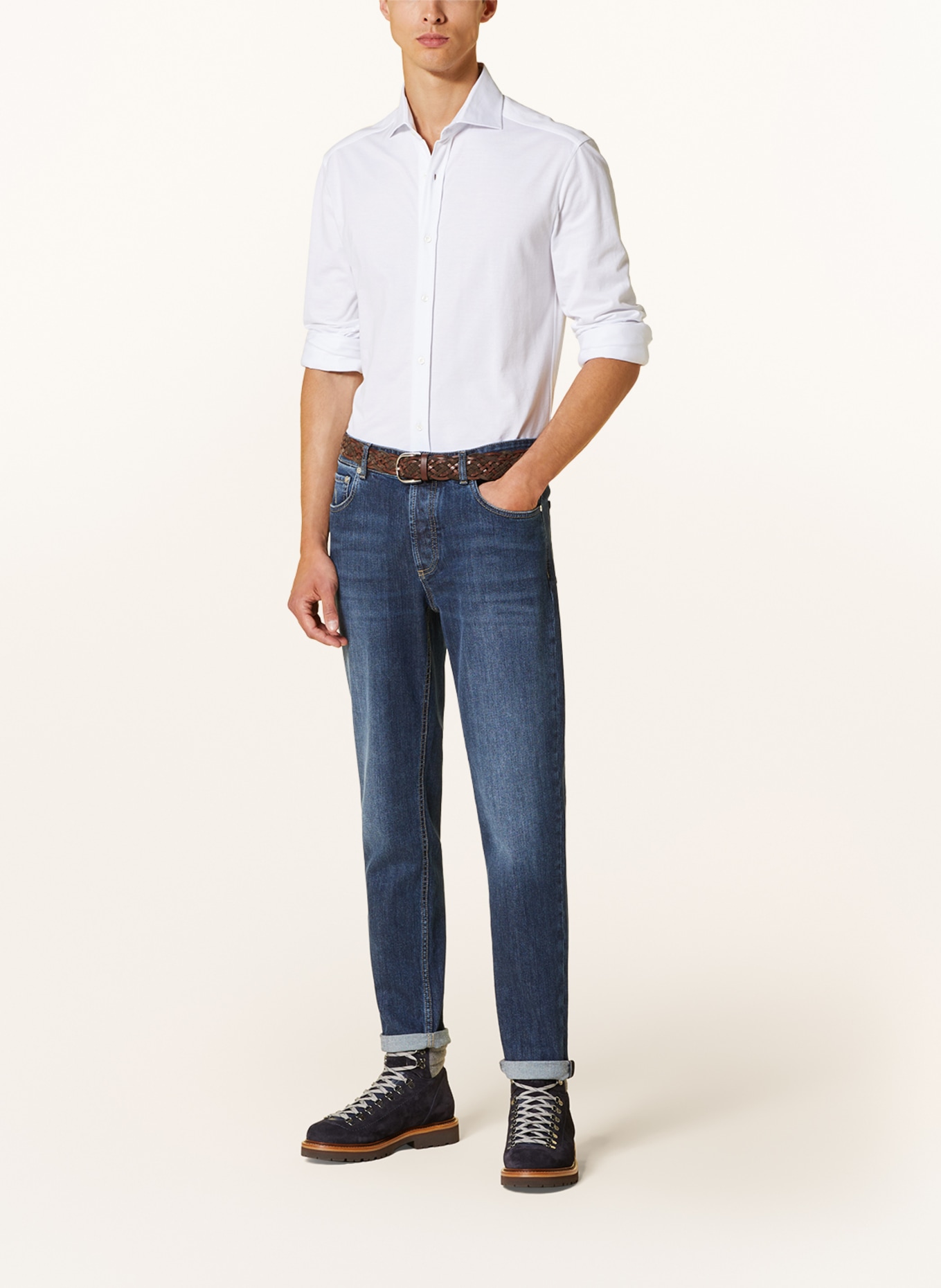 BRUNELLO CUCINELLI Hemd Slim Fit, Farbe: WEISS (Bild 2)