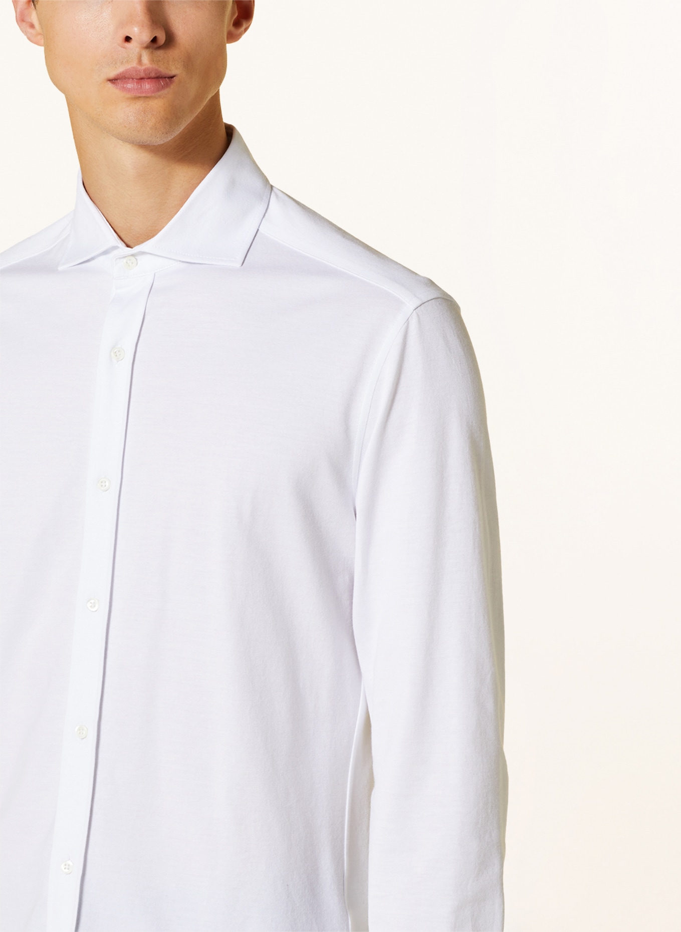 BRUNELLO CUCINELLI Shirt slim fit, Color: WHITE (Image 4)