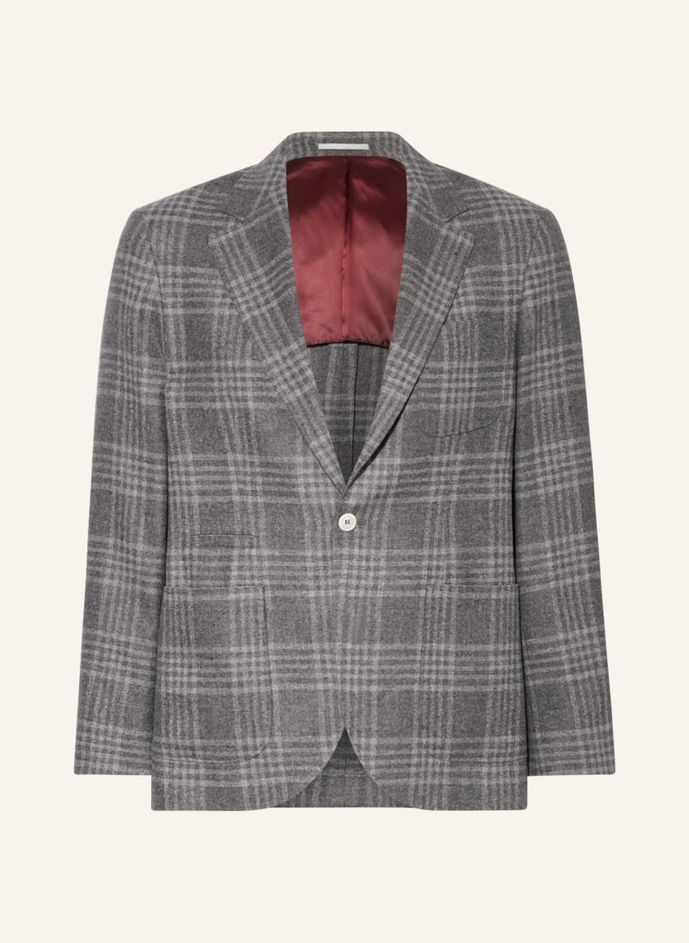 BRUNELLO CUCINELLI Tailored jacket slim fit, Color: LIGHT GRAY/ GRAY (Image 1)