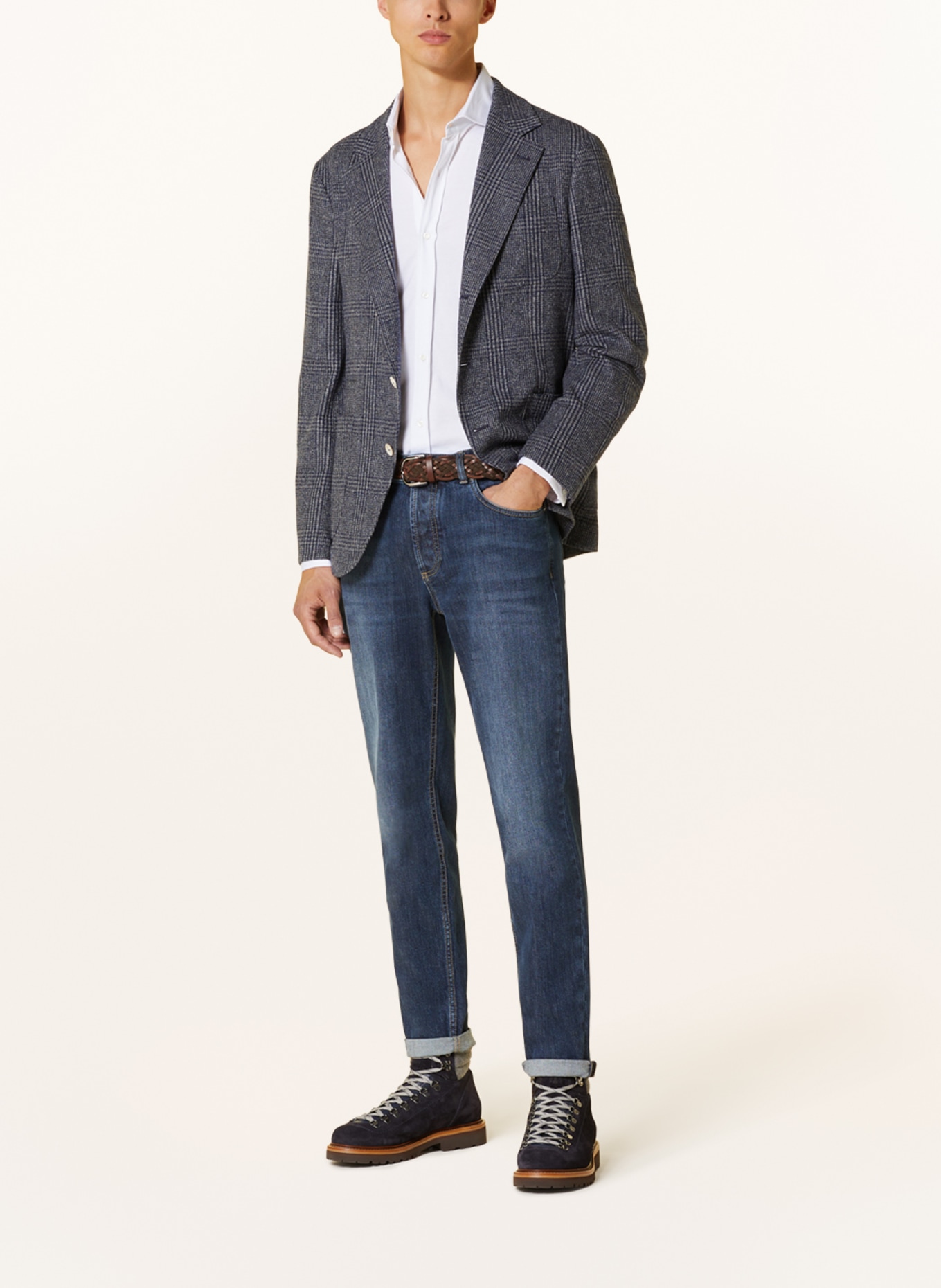 BRUNELLO CUCINELLI Jeans Traditional Fit, Farbe: C1468 Dark Denim (Bild 2)