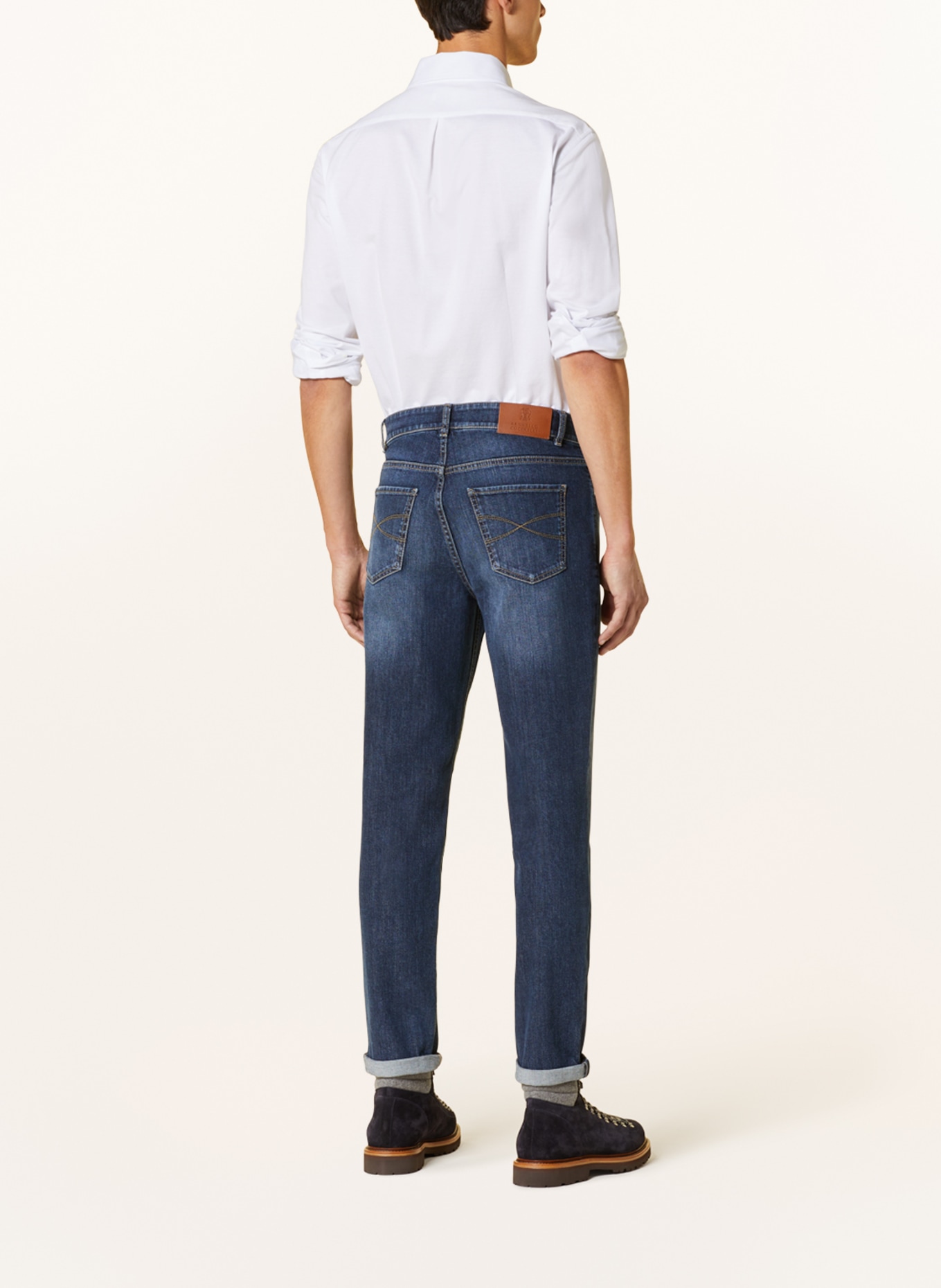 BRUNELLO CUCINELLI Jeans traditional fit, Color: C1468 Dark Denim (Image 3)
