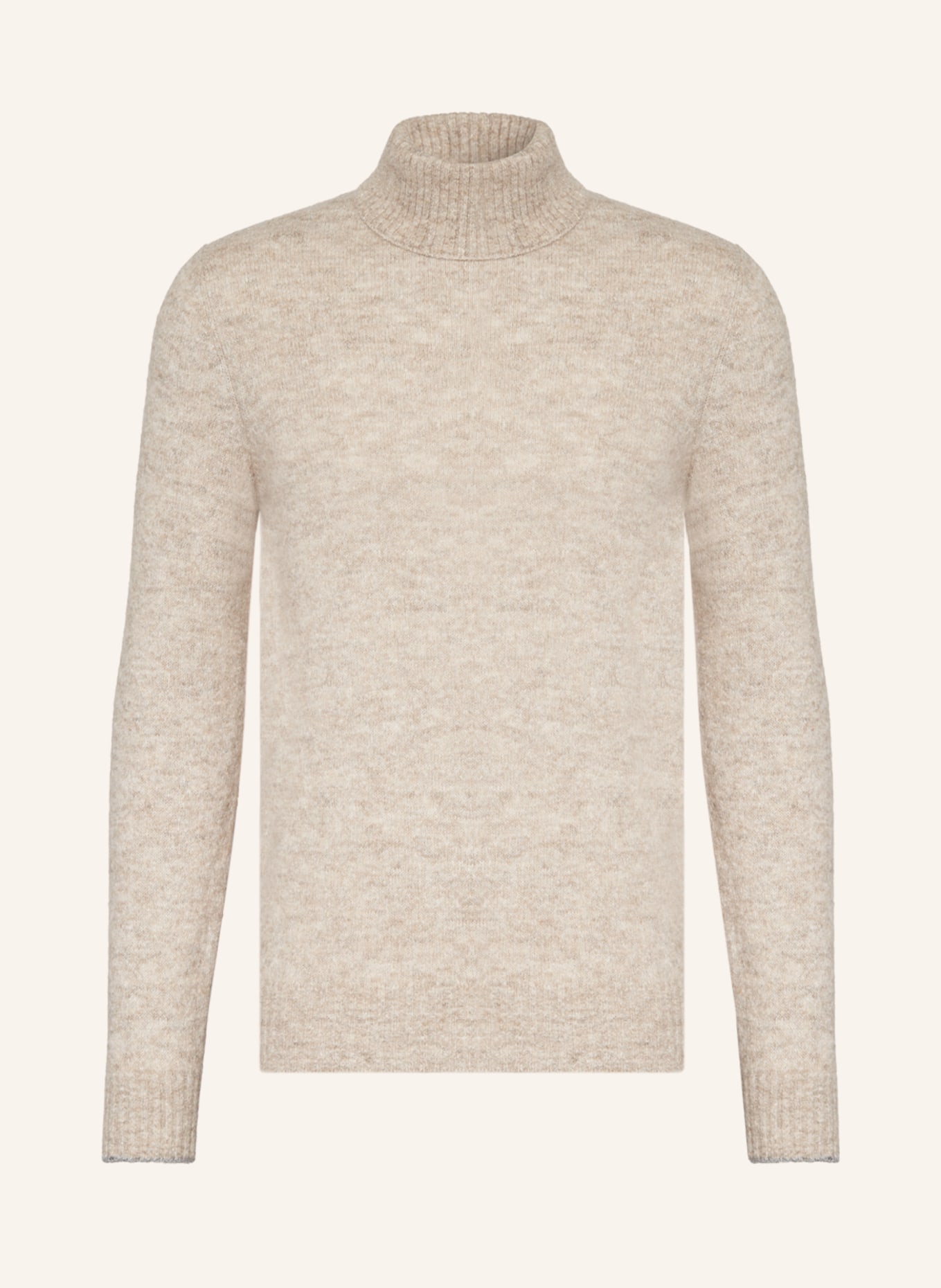 BRUNELLO CUCINELLI Turtleneck sweater with alpaca, Color: CAMEL (Image 1)