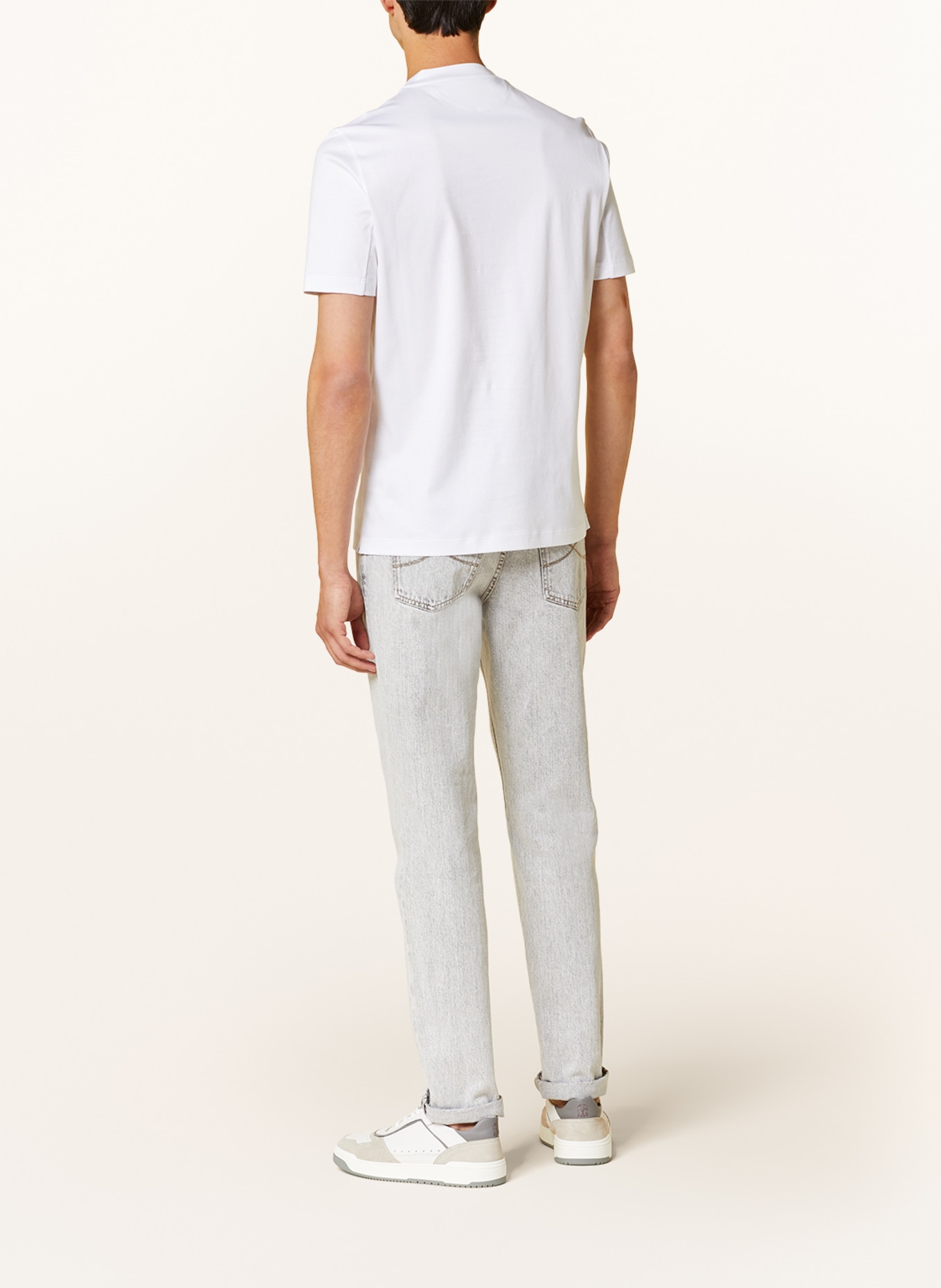BRUNELLO CUCINELLI T-shirt, Color: WHITE (Image 3)