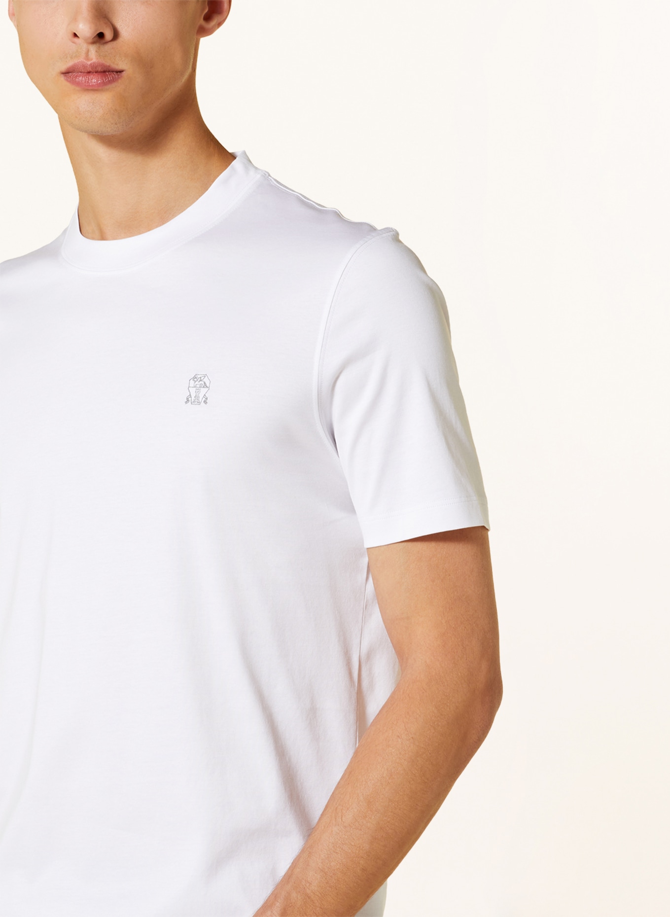 BRUNELLO CUCINELLI T-shirt, Color: WHITE (Image 4)