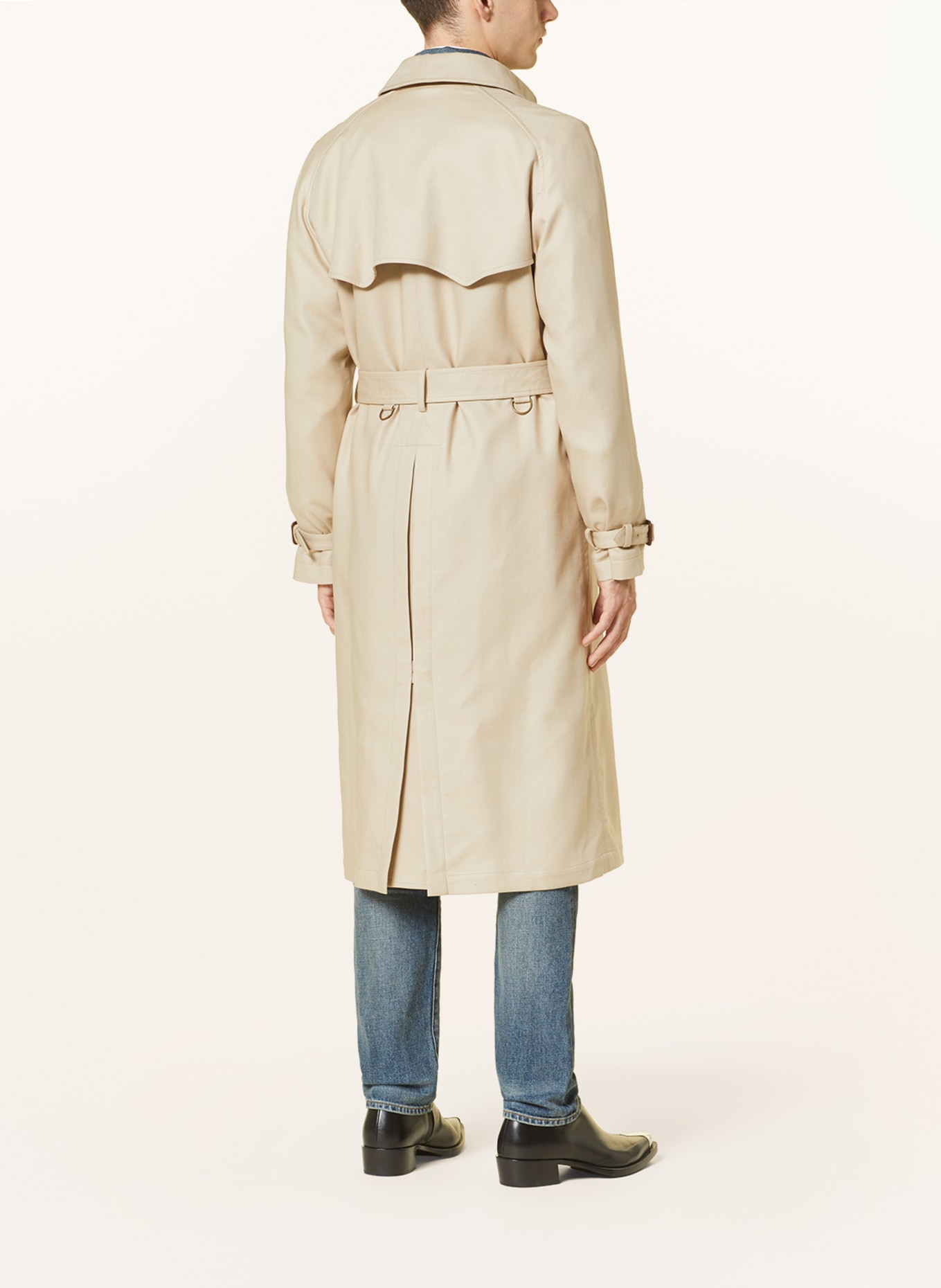 RALPH LAUREN PURPLE LABEL Trench coat, Color: BEIGE (Image 4)