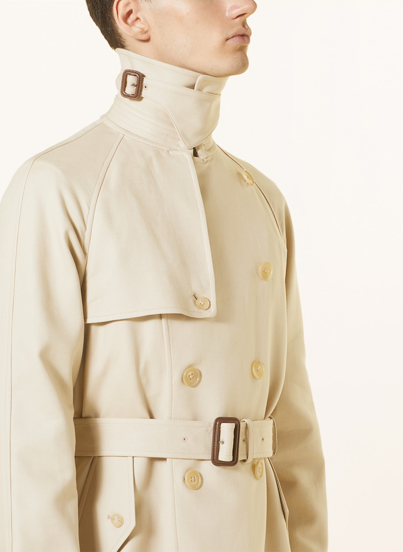 RALPH LAUREN PURPLE LABEL Trenchcoat, Farbe: BEIGE (Bild 6)
