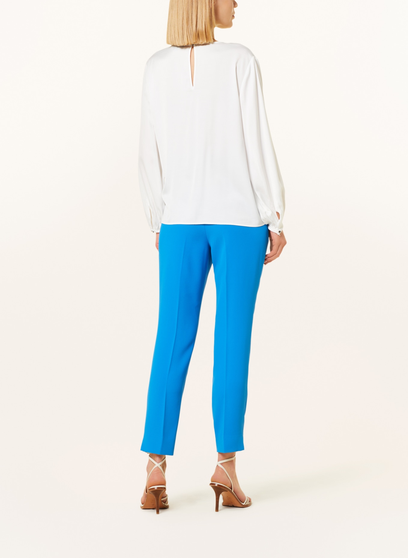 comma Shirt blouse, Color: WHITE (Image 3)