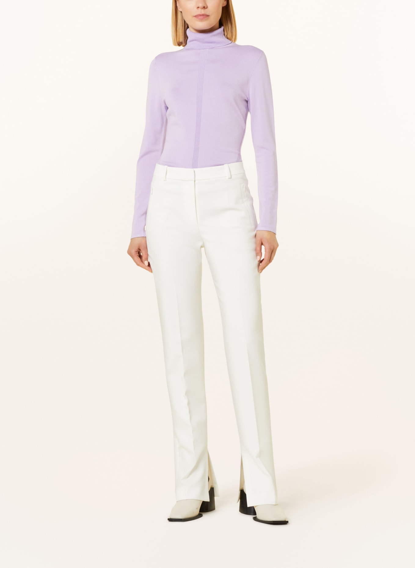 Light purple 2024 turtleneck sweater