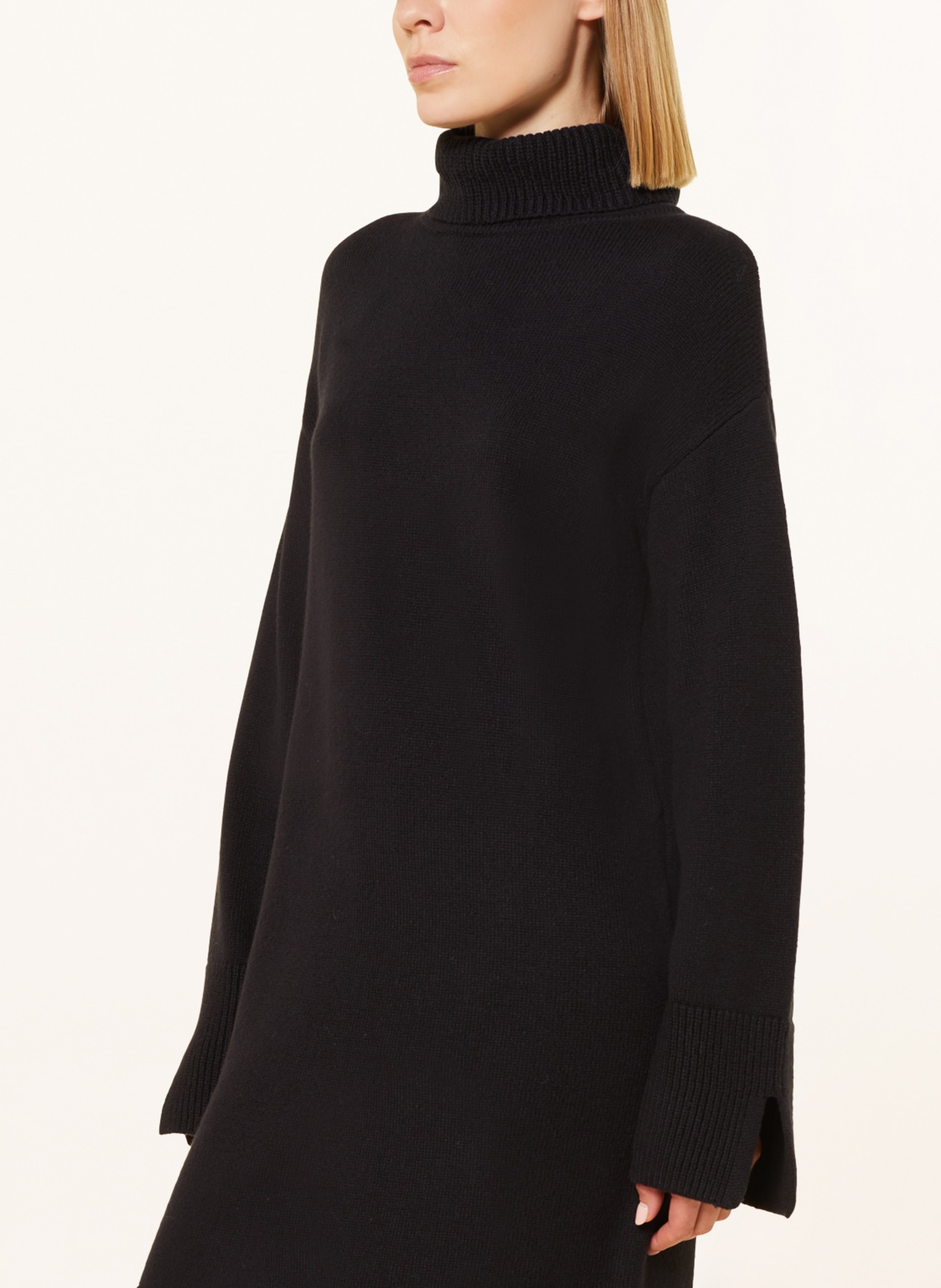 comma Knit dress, Color: BLACK (Image 4)