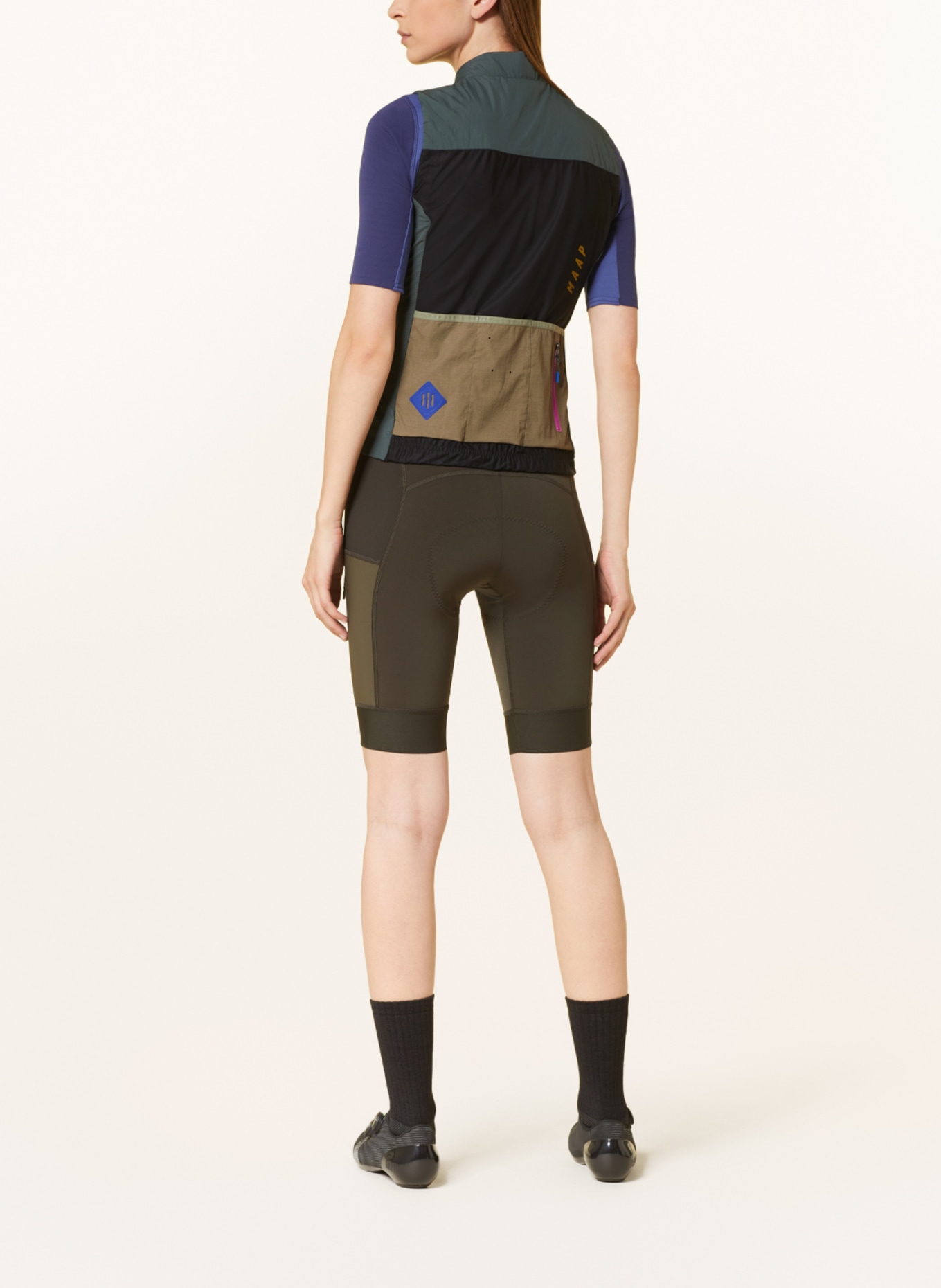 MAAP Cycling vest ALT_ROAD, Color: TEAL/ BLACK/ KHAKI (Image 3)