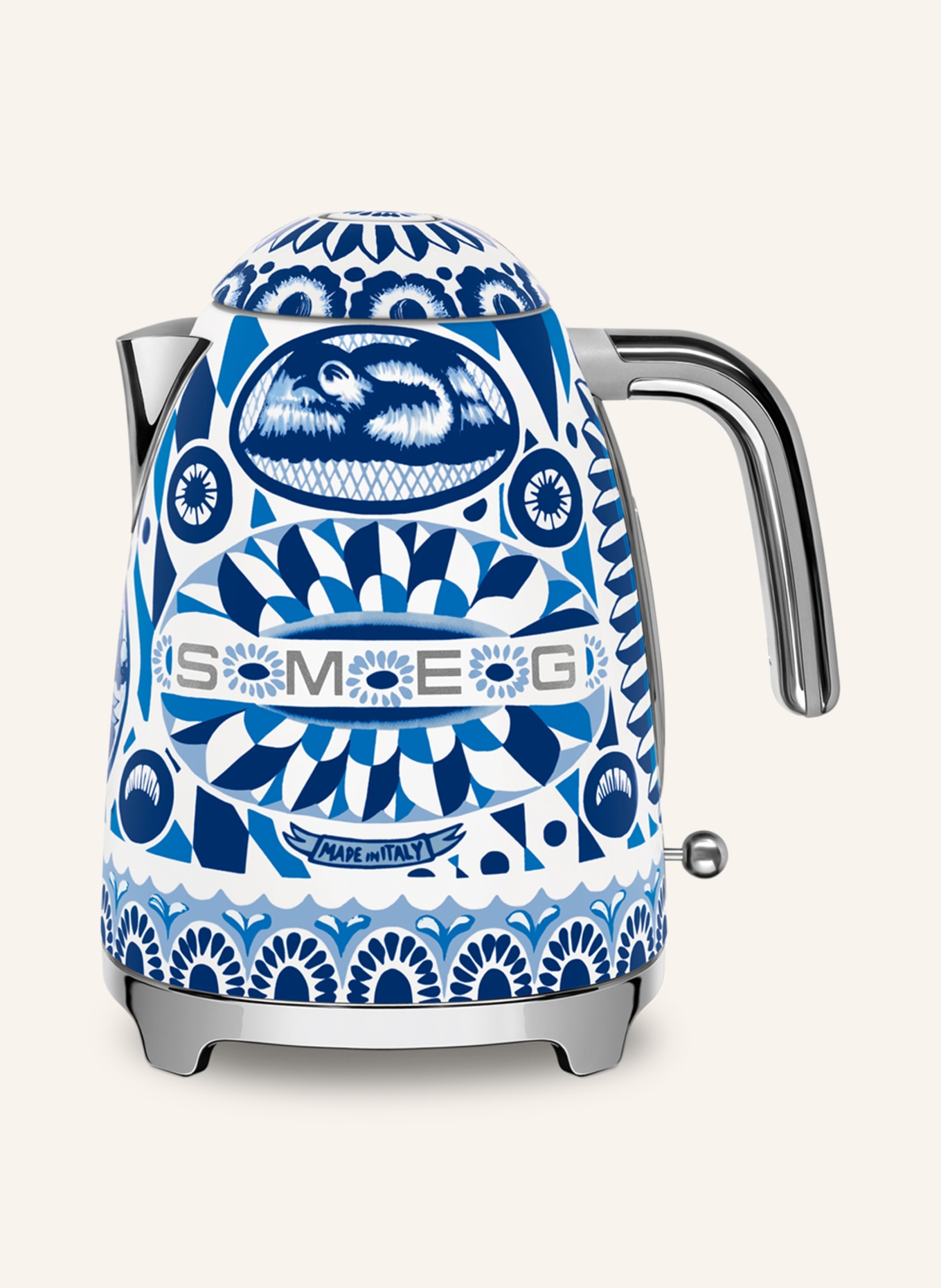 SMEG Wasserkocher KLF03, Farbe: WEISS/ BLAU (Bild 1)