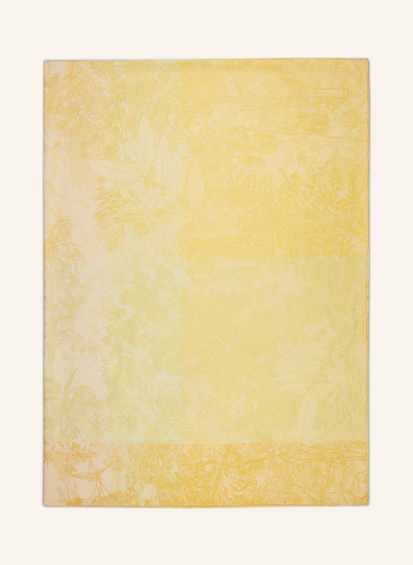GARNIER-THIEBAUT Table cloth MILLE ESPRIT JARDIN, Color: YELLOW (Image 2)
