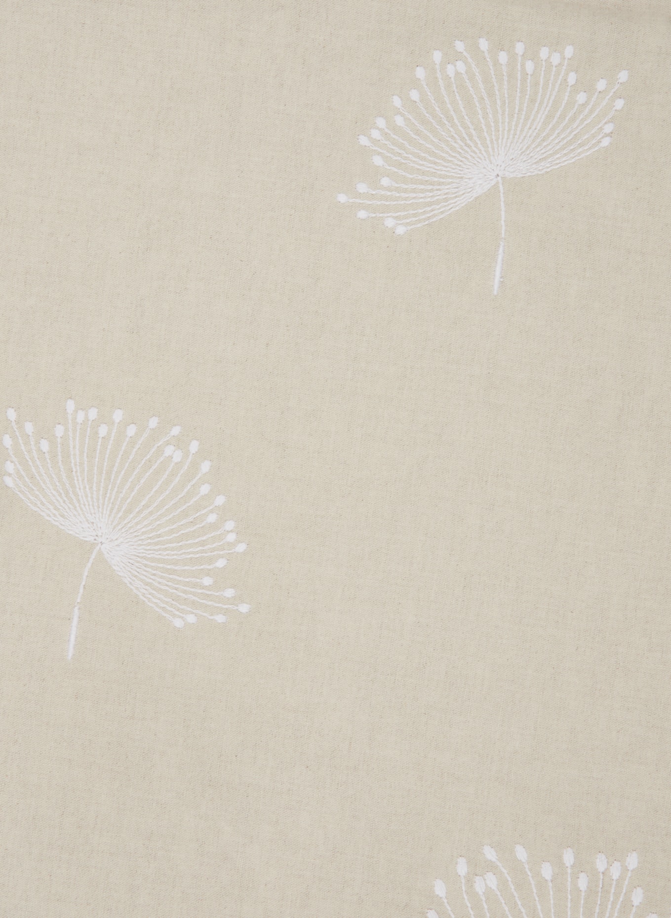 GARNIER-THIEBAUT Table cloth BRIS D'ÉTÉ with linen, Color: CREAM/ WHITE (Image 2)