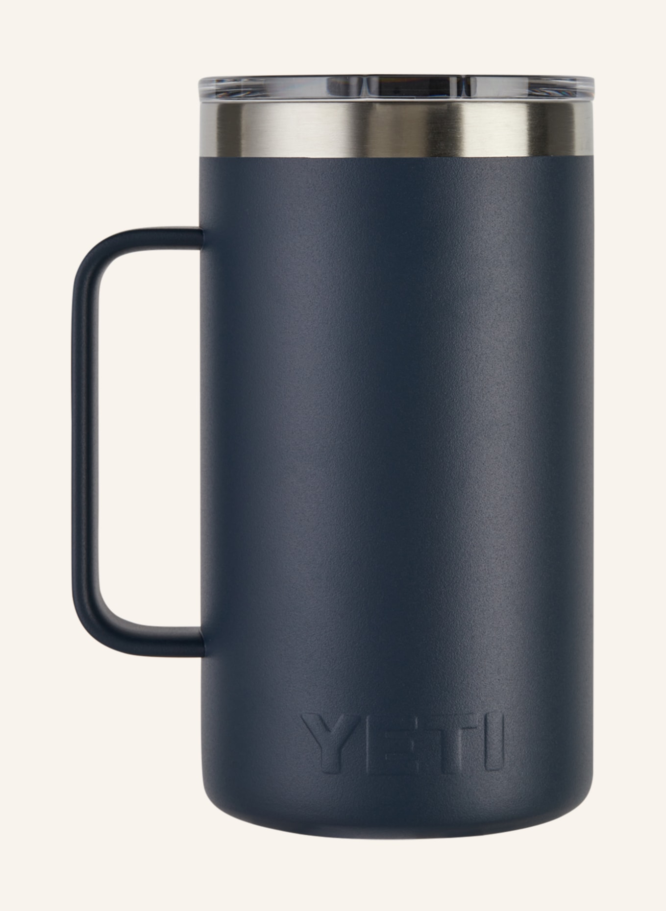 YETI Thermos mug RAMBLER®, Color: DARK BLUE/ SILVER (Image 2)