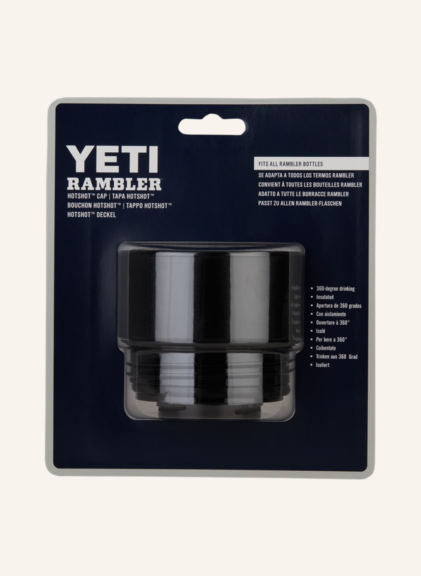 YETI Insulated lid RAMBLER®, Color: BLACK (Image 1)