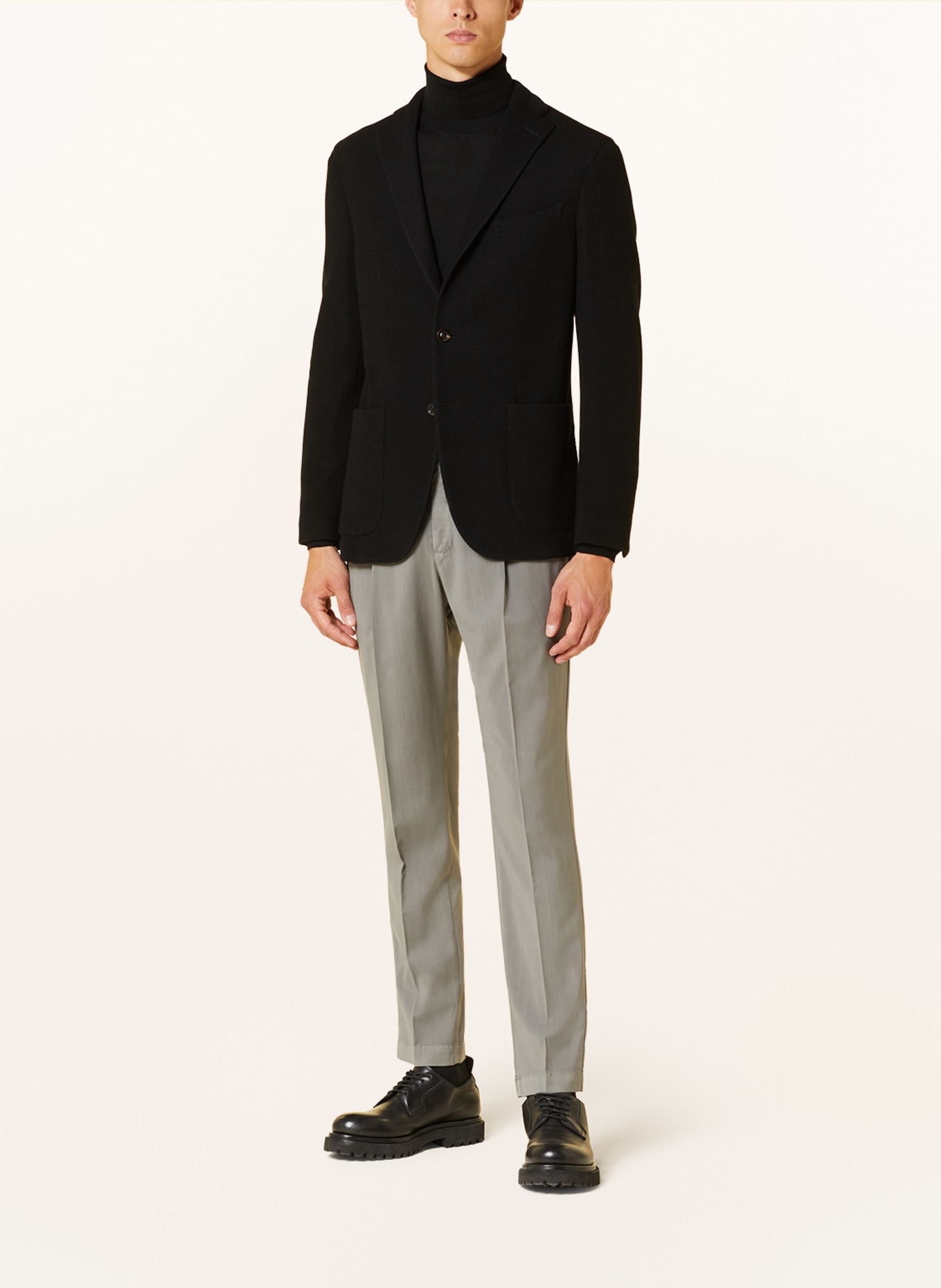 BOGLIOLI Knit blazer extra slim fit, Color: BLACK (Image 2)