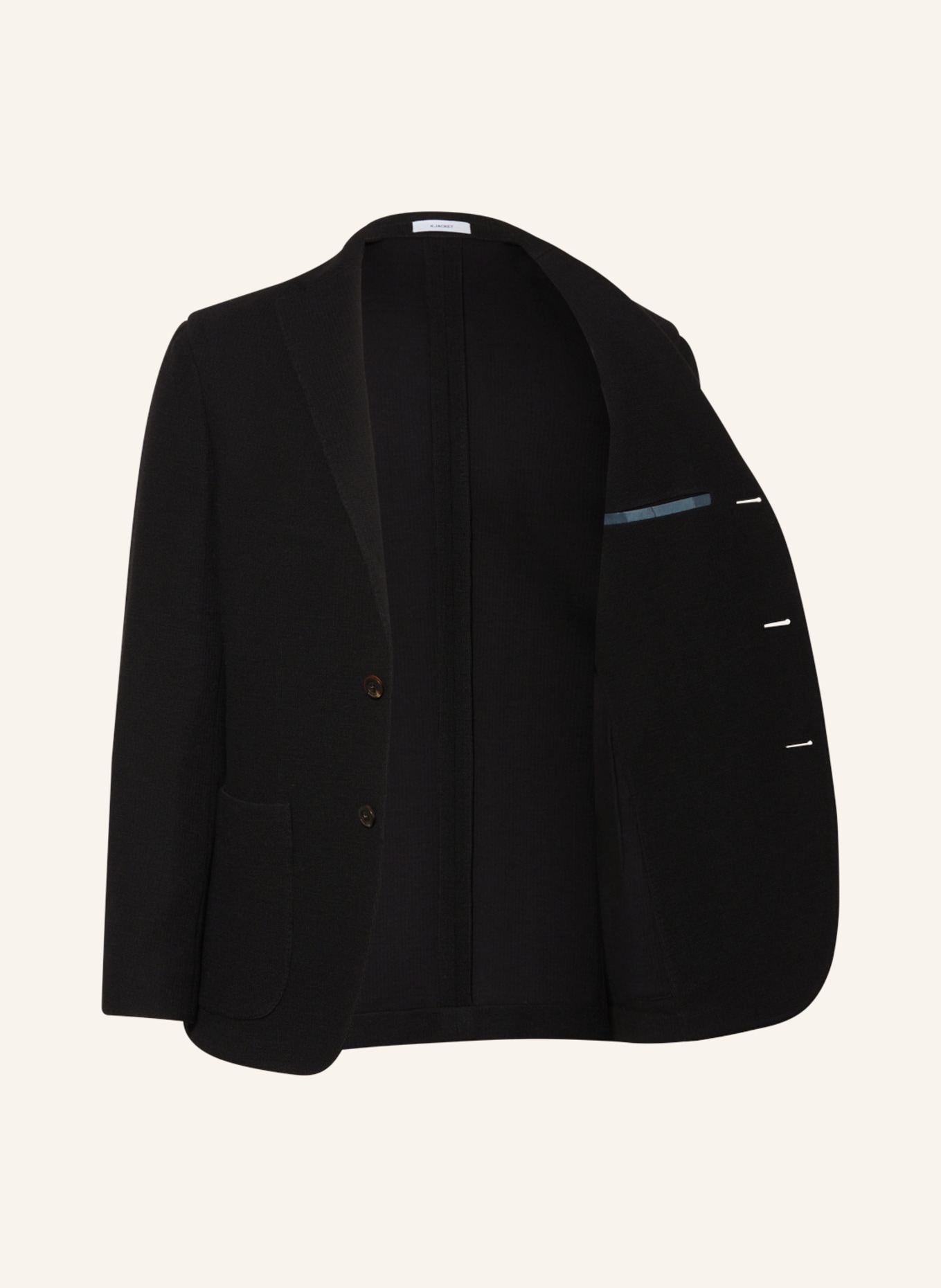 BOGLIOLI Knit blazer extra slim fit, Color: BLACK (Image 4)