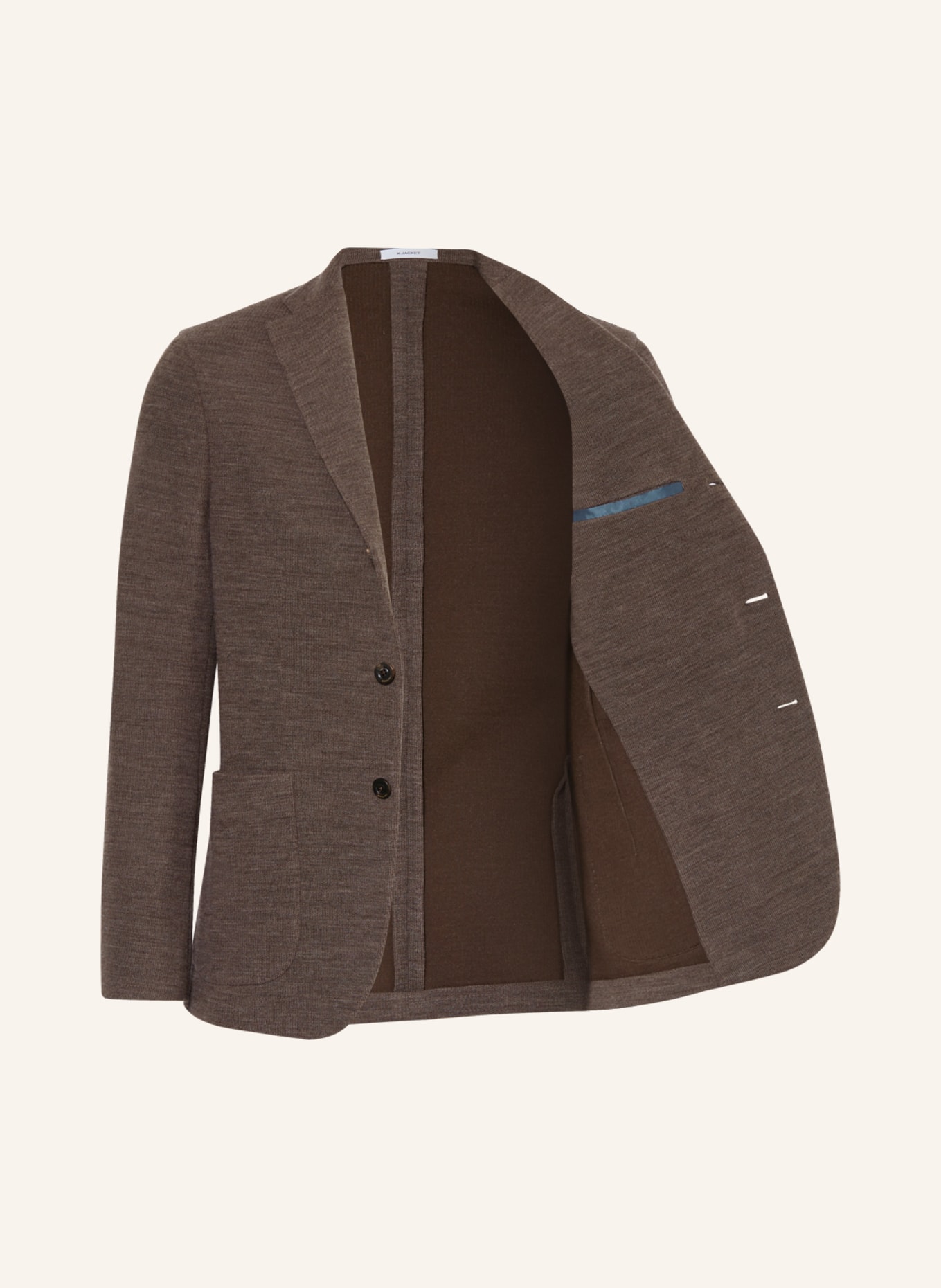 BOGLIOLI Knit blazer extra slim fit, Color: BROWN (Image 4)