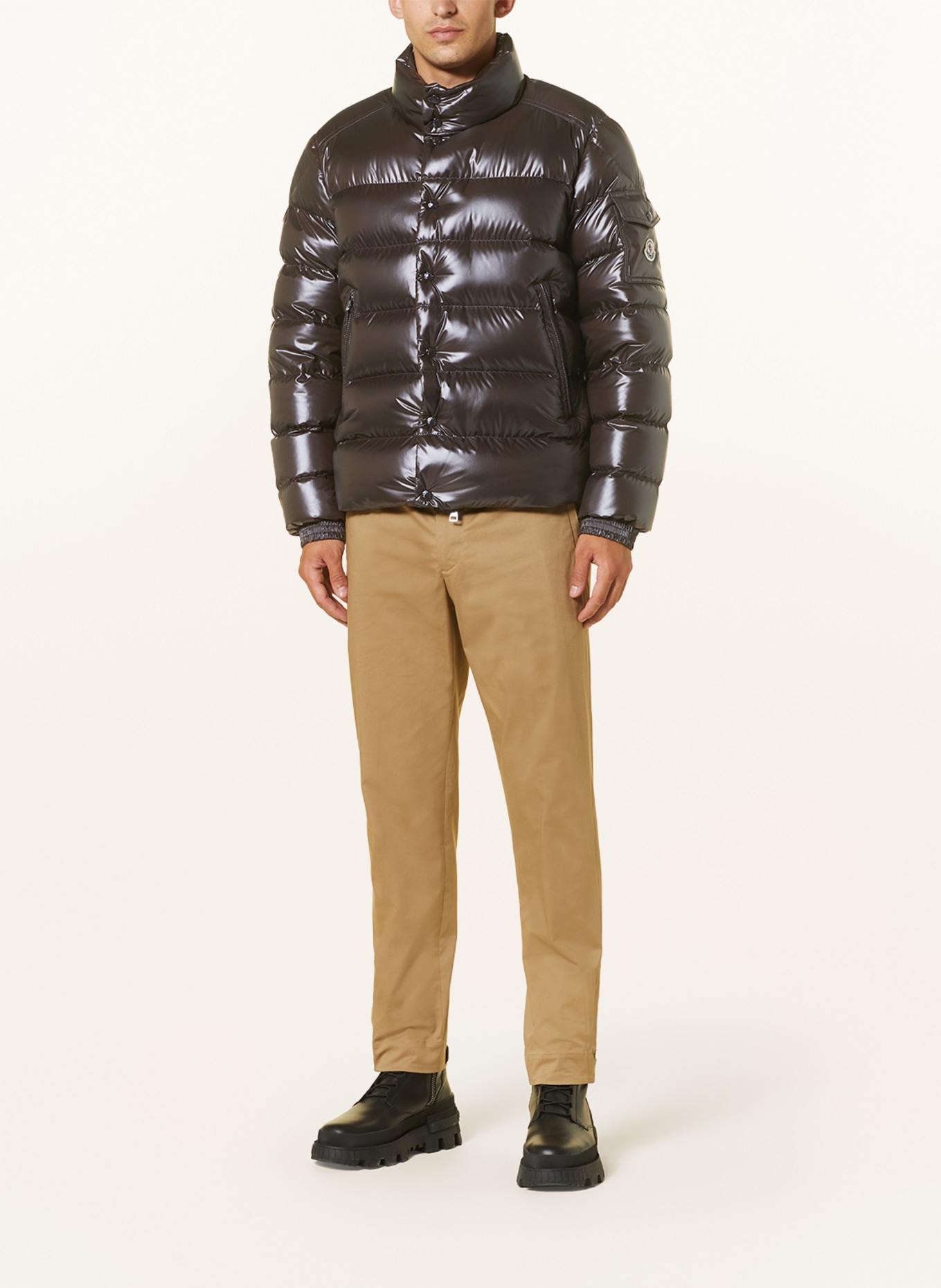 MONCLER Daunenjacke LULE: DUNKELBRAUN