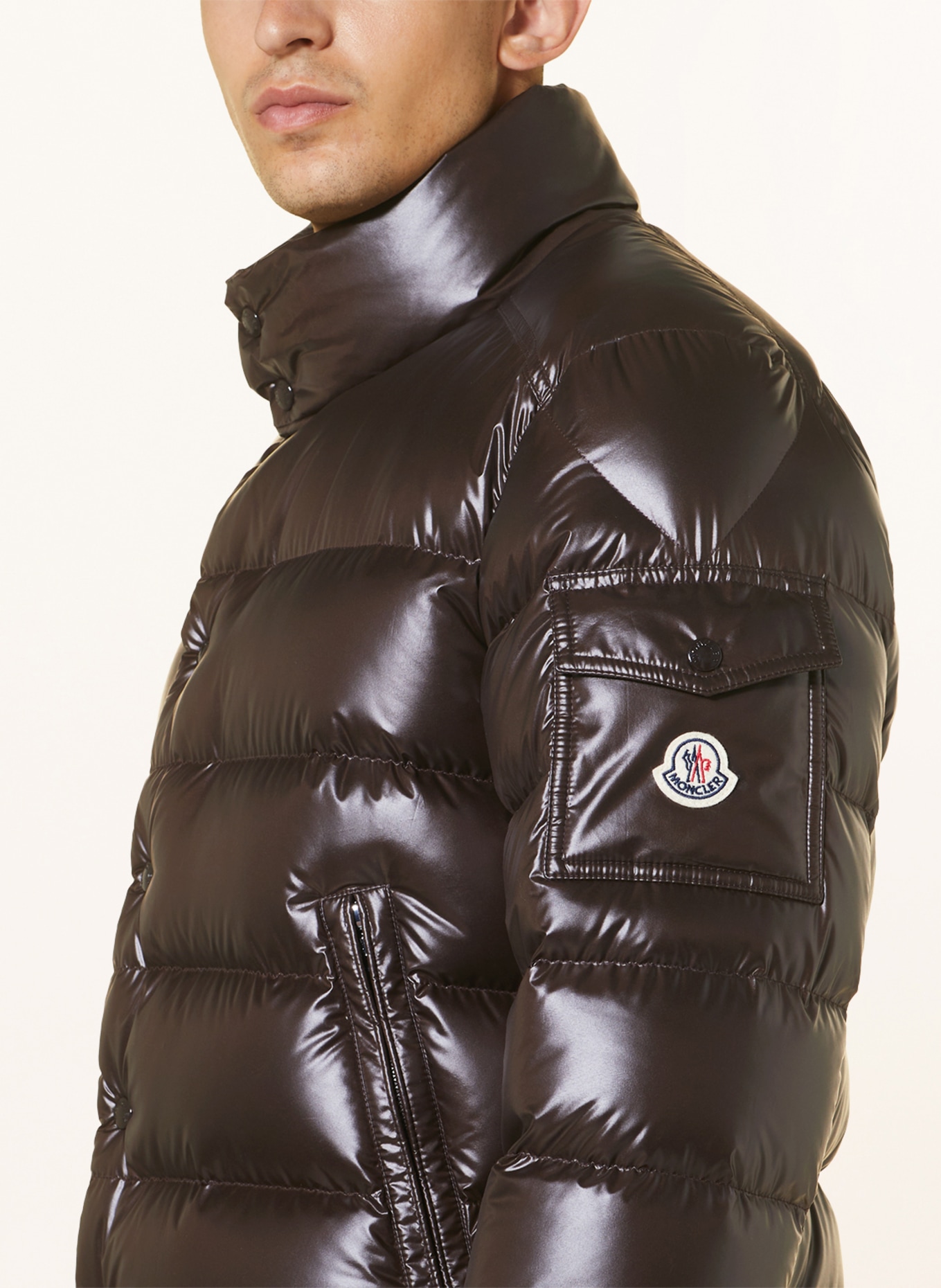 MONCLER Daunenjacke LULE: DUNKELBRAUN