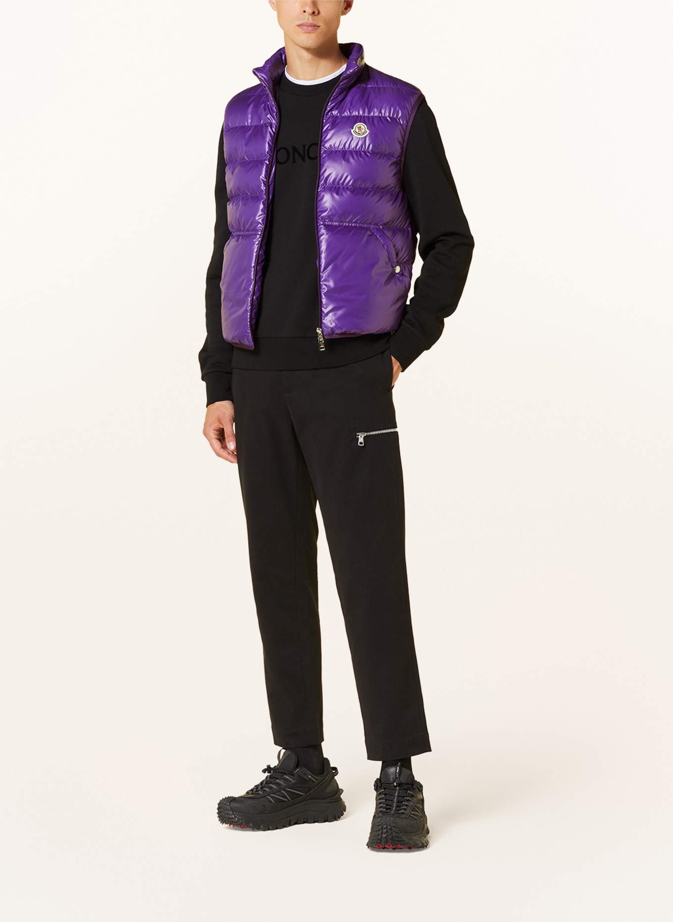 MONCLER Daunenweste AUBE: LILA