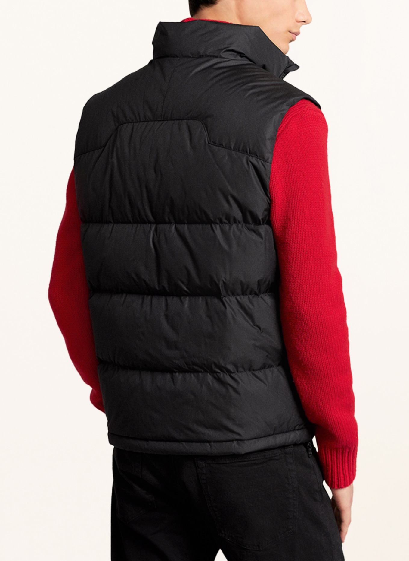 POLO RALPH LAUREN Down vest, Color: BLACK (Image 3)