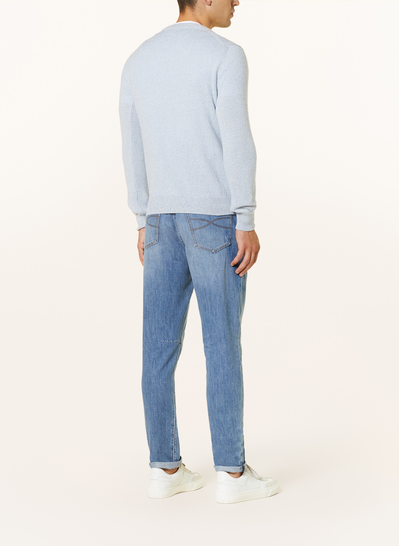 FIORONI Cashmere-Pullover, Farbe: HELLBLAU (Bild 3)