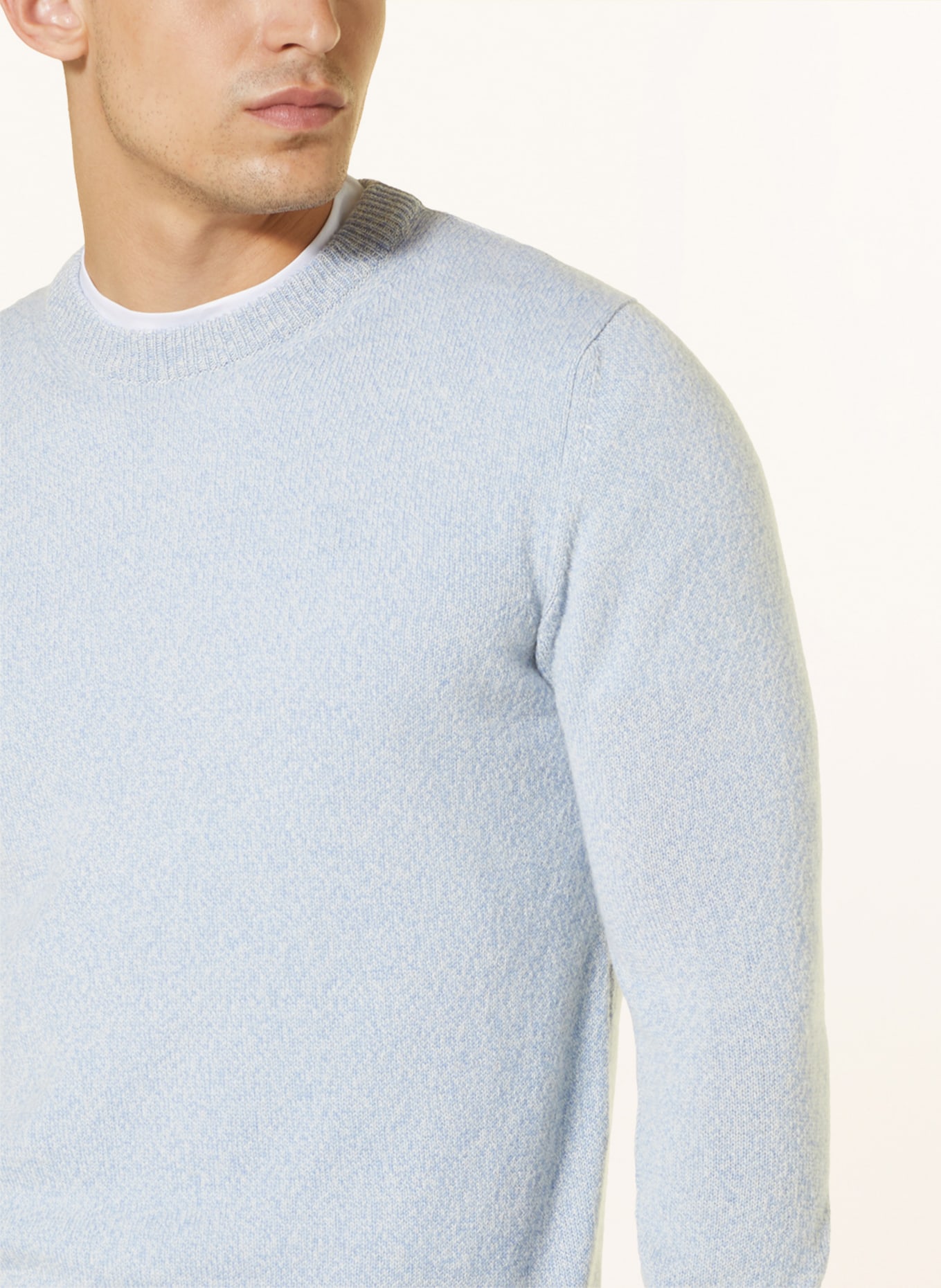 FIORONI Cashmere-Pullover, Farbe: HELLBLAU (Bild 4)