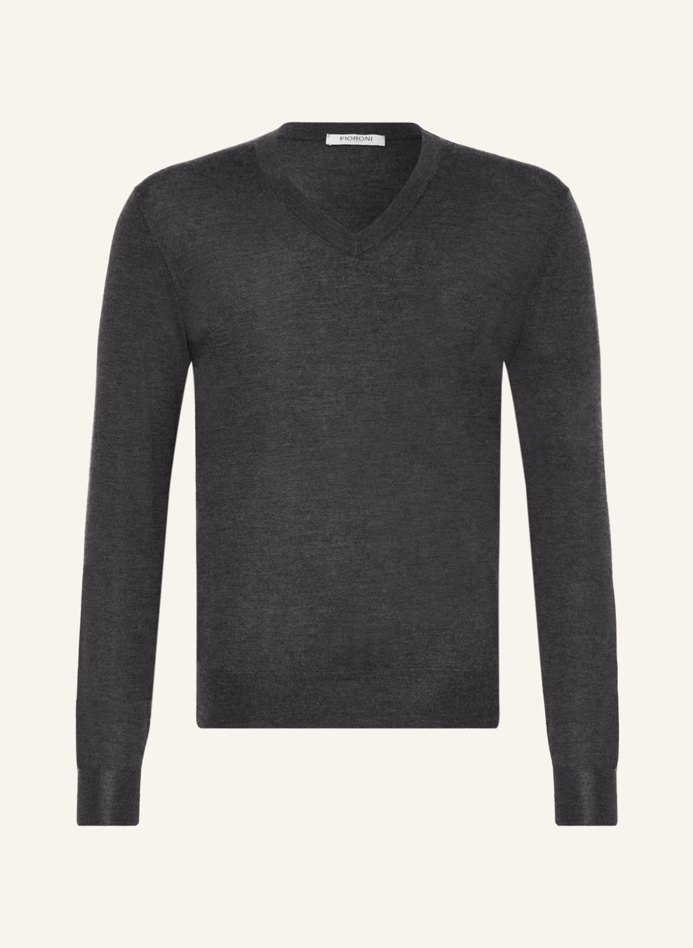 FIORONI Sweter z kaszmiru, Kolor: CZIEMNOSZARY (Obrazek 1)