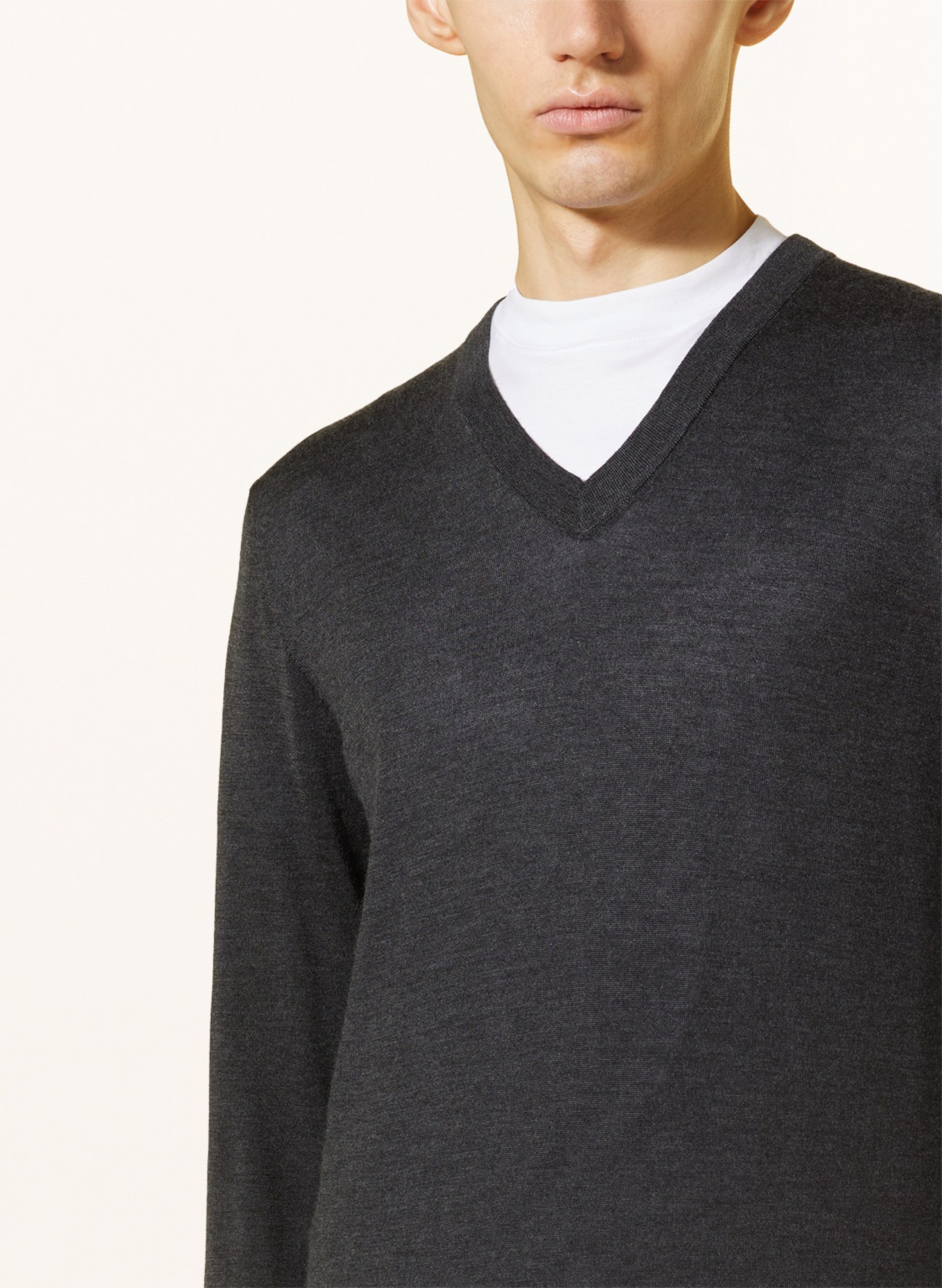 FIORONI Cashmere-Pullover, Farbe: DUNKELGRAU (Bild 4)