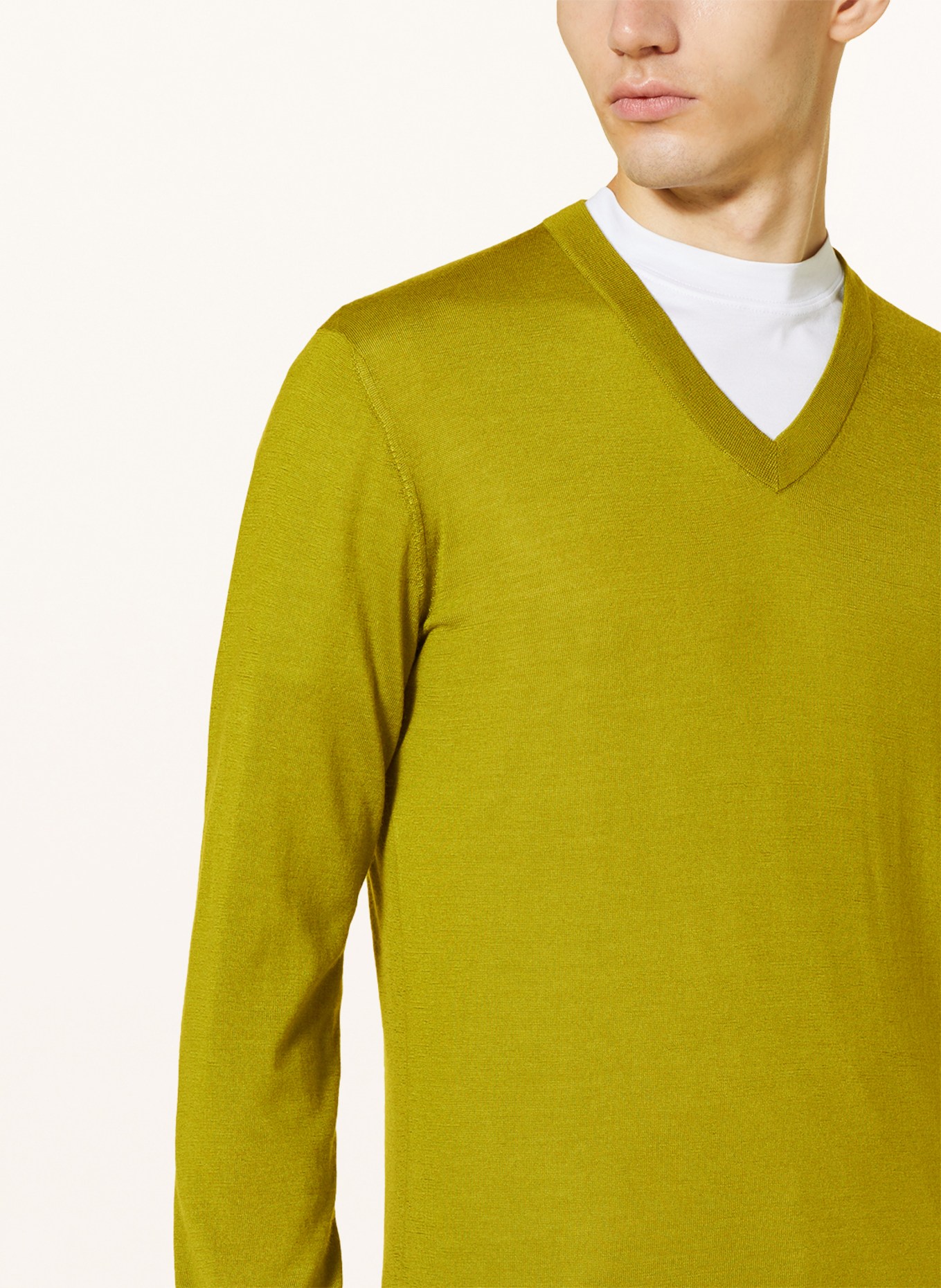 FIORONI Sweter z kaszmiru, Kolor: JASNOZIELONY (Obrazek 4)