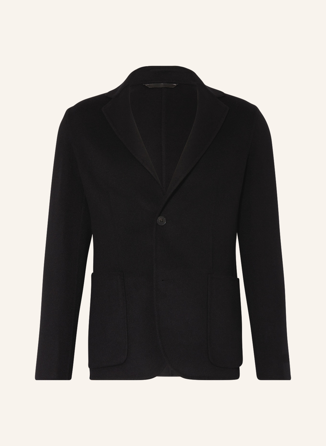 manzoni 24 Tailored jacket slim fit with cashmere, Color: BLACK (Image 1)