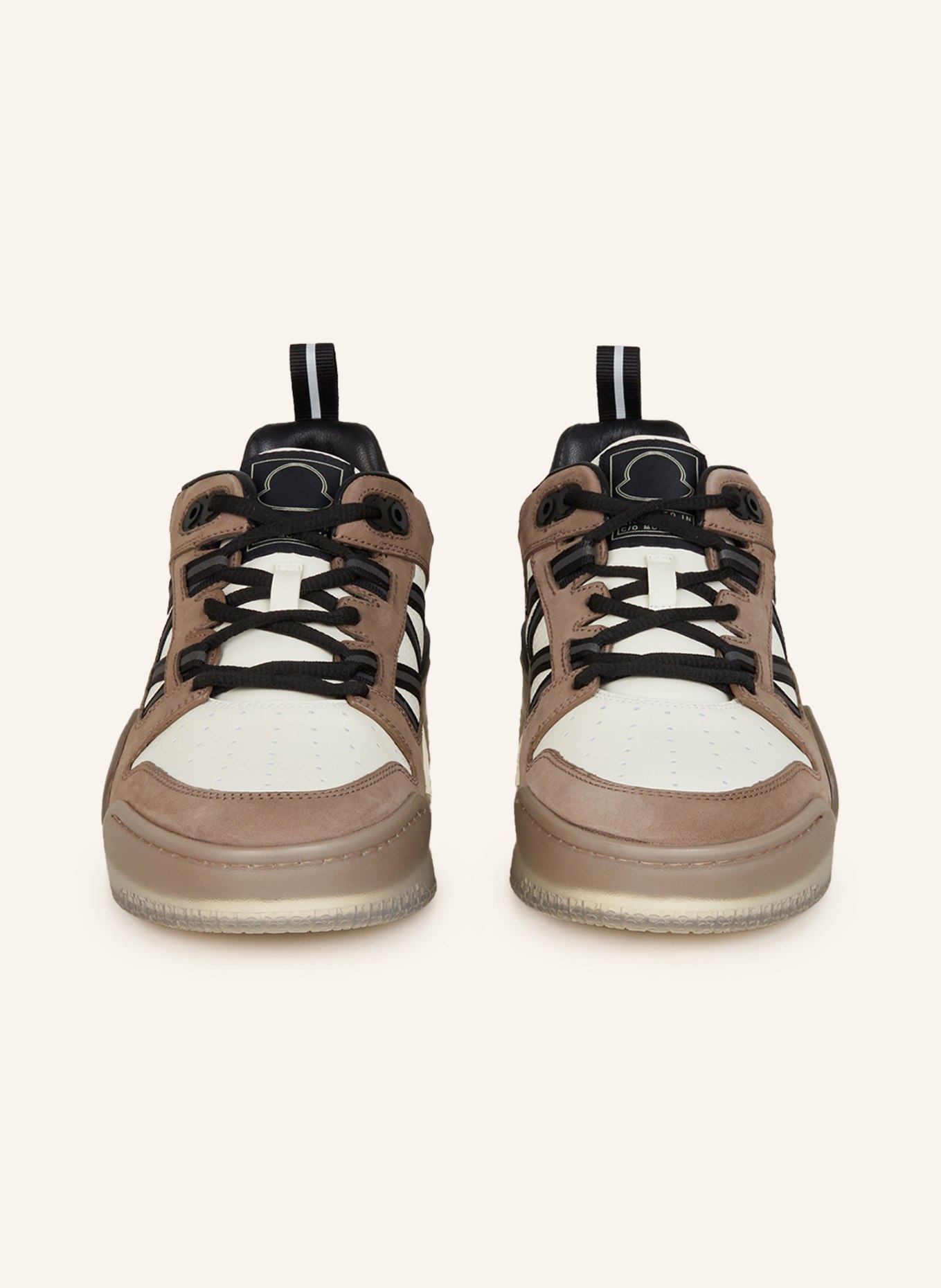 MONCLER Sneakers PIVOT, Color: BROWN/ WHITE (Image 3)