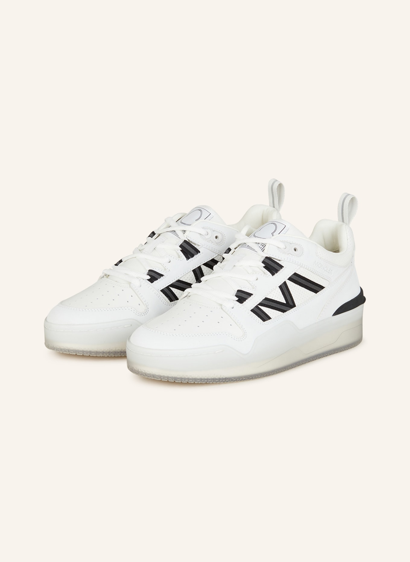MONCLER Sneakers PIVOT, Color: WHITE/ BLACK (Image 1)