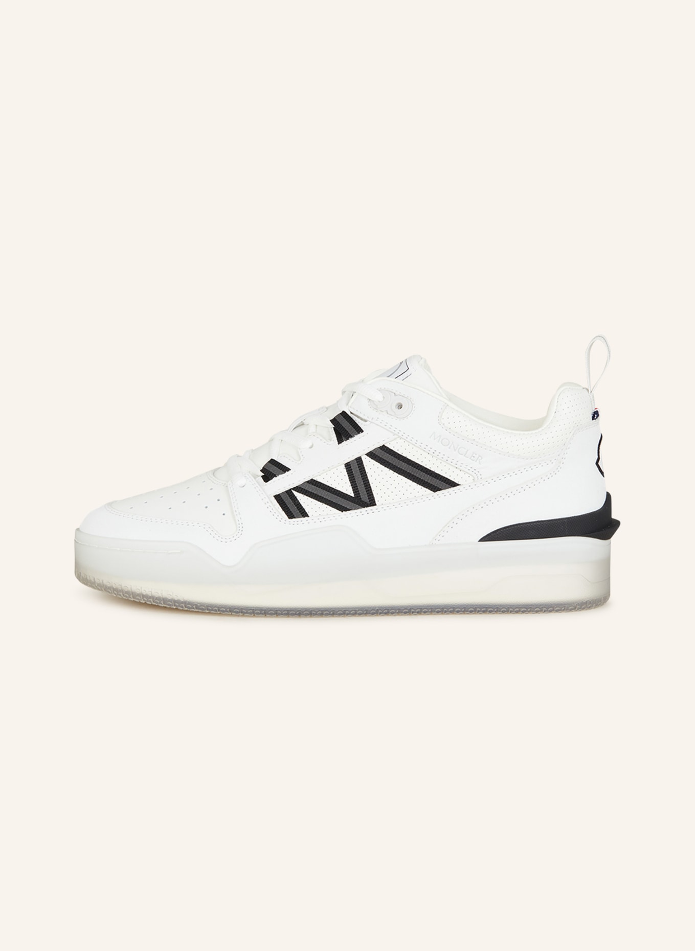 MONCLER Sneakers PIVOT, Color: WHITE/ BLACK (Image 4)