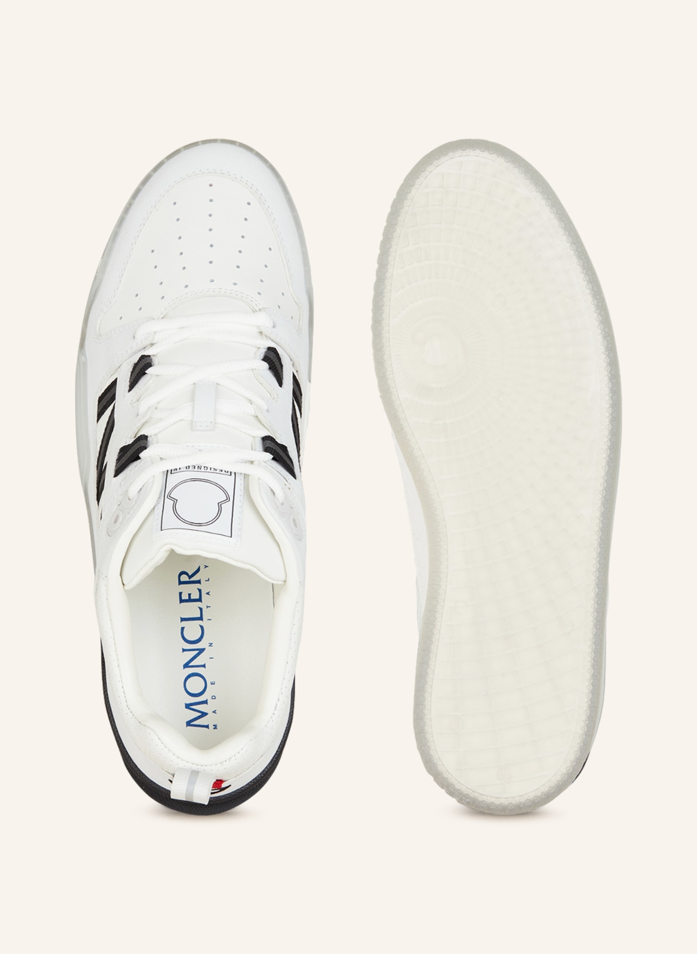 MONCLER Sneakers PIVOT, Color: WHITE/ BLACK (Image 5)