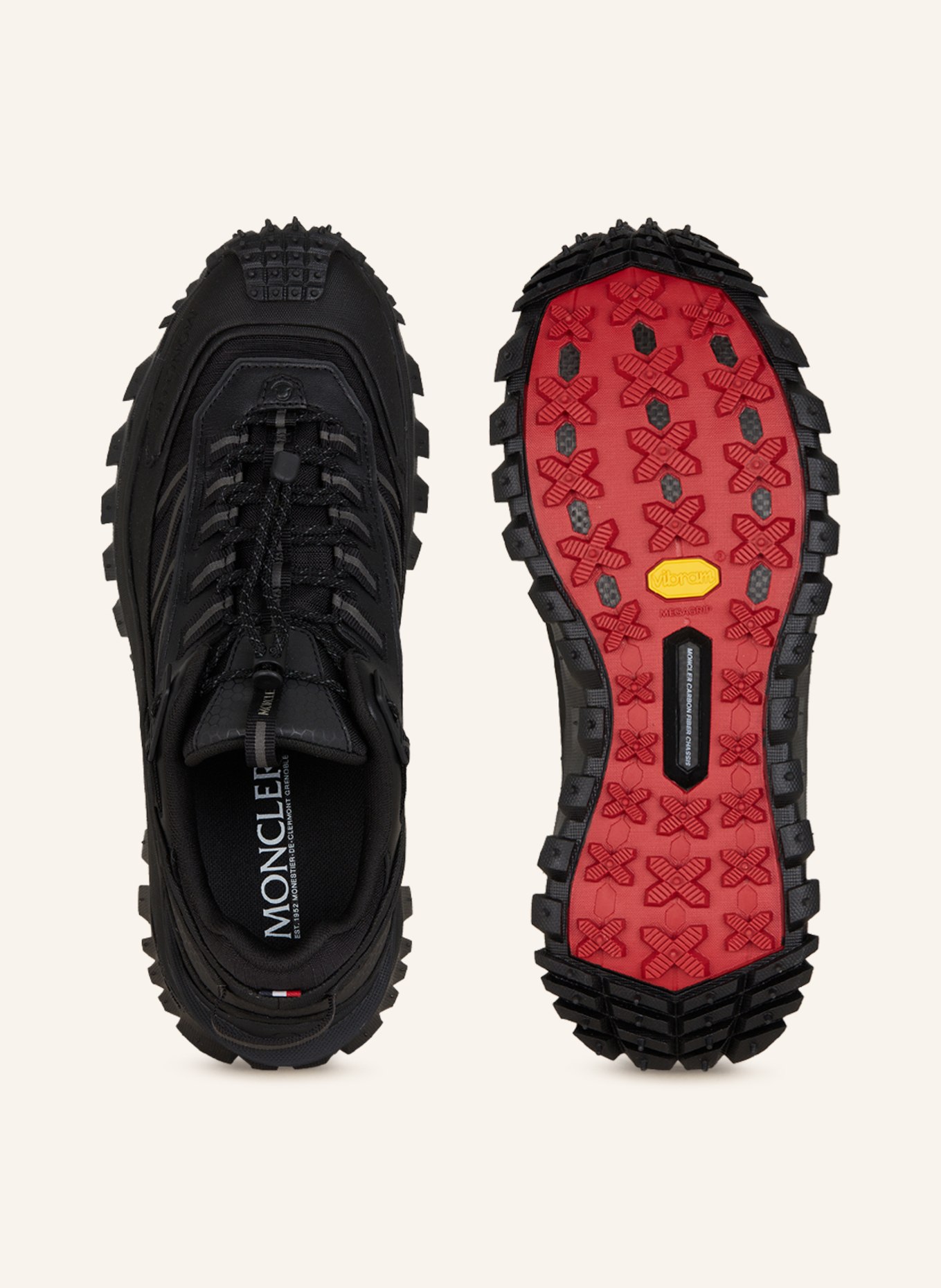 Black moncler on sale shoes