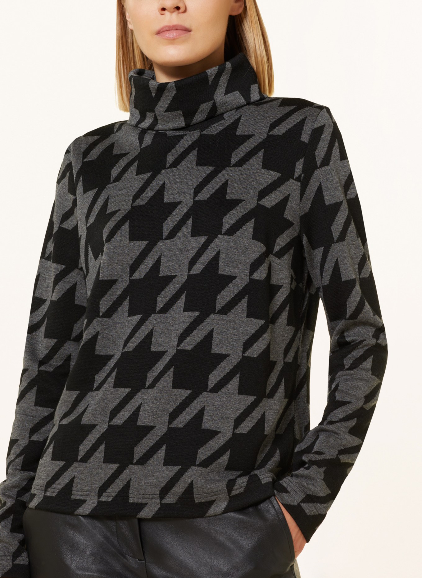 lilienfels Turtleneck sweater, Color: BLACK/ GRAY (Image 4)