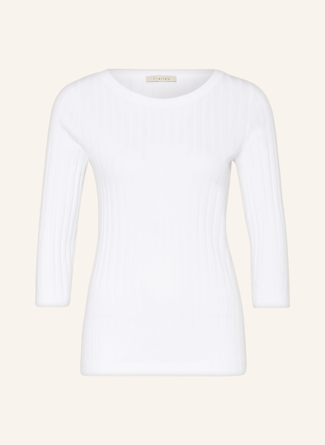 lilienfels Shirt with 3/4 sleeves, Color: WHITE (Image 1)