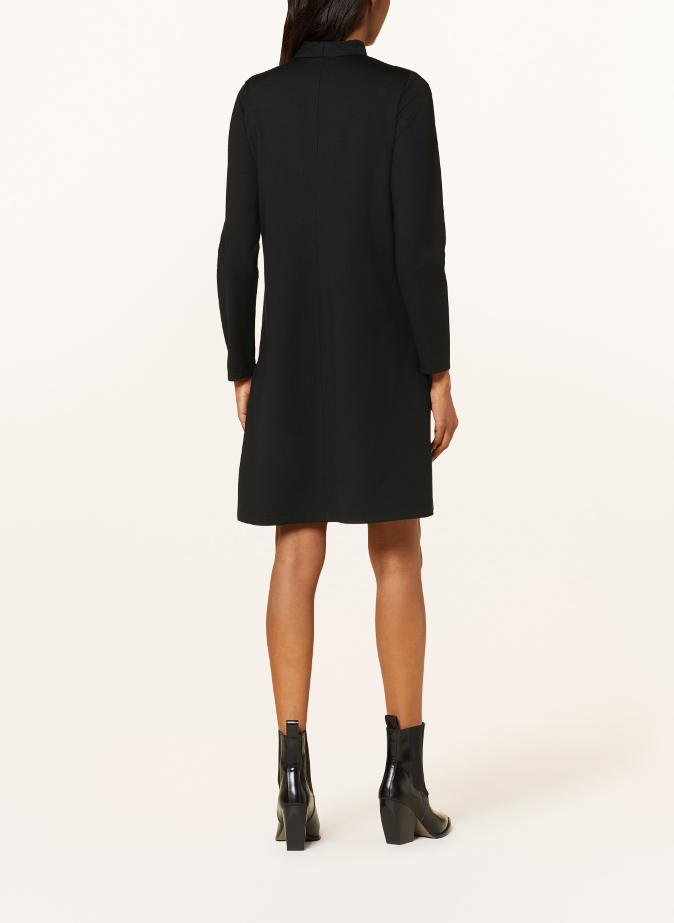 lilienfels Jersey dress, Color: BLACK (Image 3)