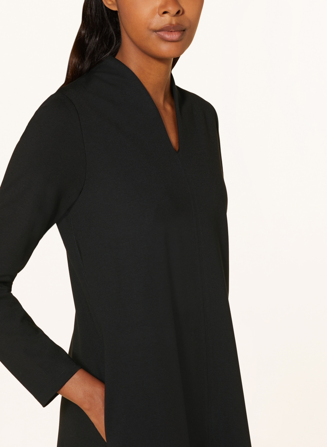 lilienfels Jersey dress, Color: BLACK (Image 4)
