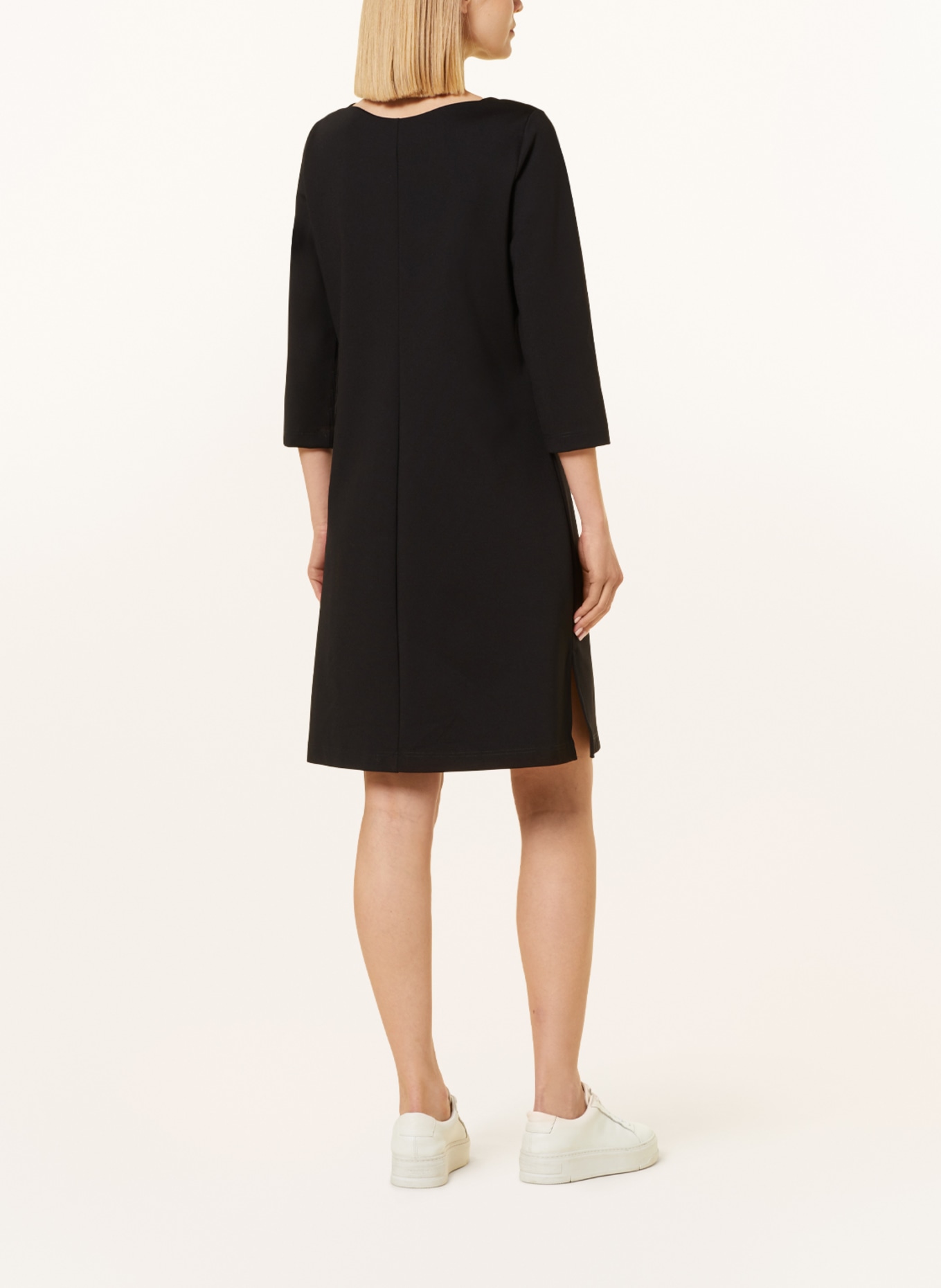 lilienfels Jersey dress with 3/4 sleeves, Color: BLACK (Image 3)