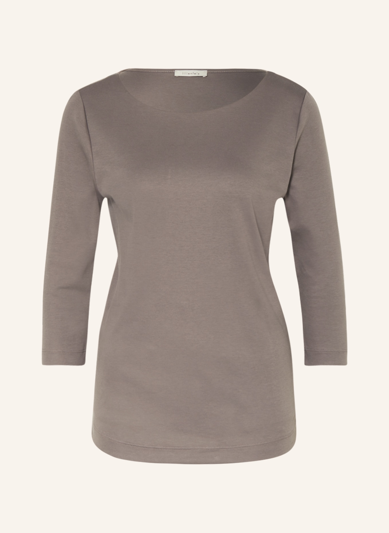 lilienfels Shirt with 3/4 sleeves, Color: TAUPE (Image 1)