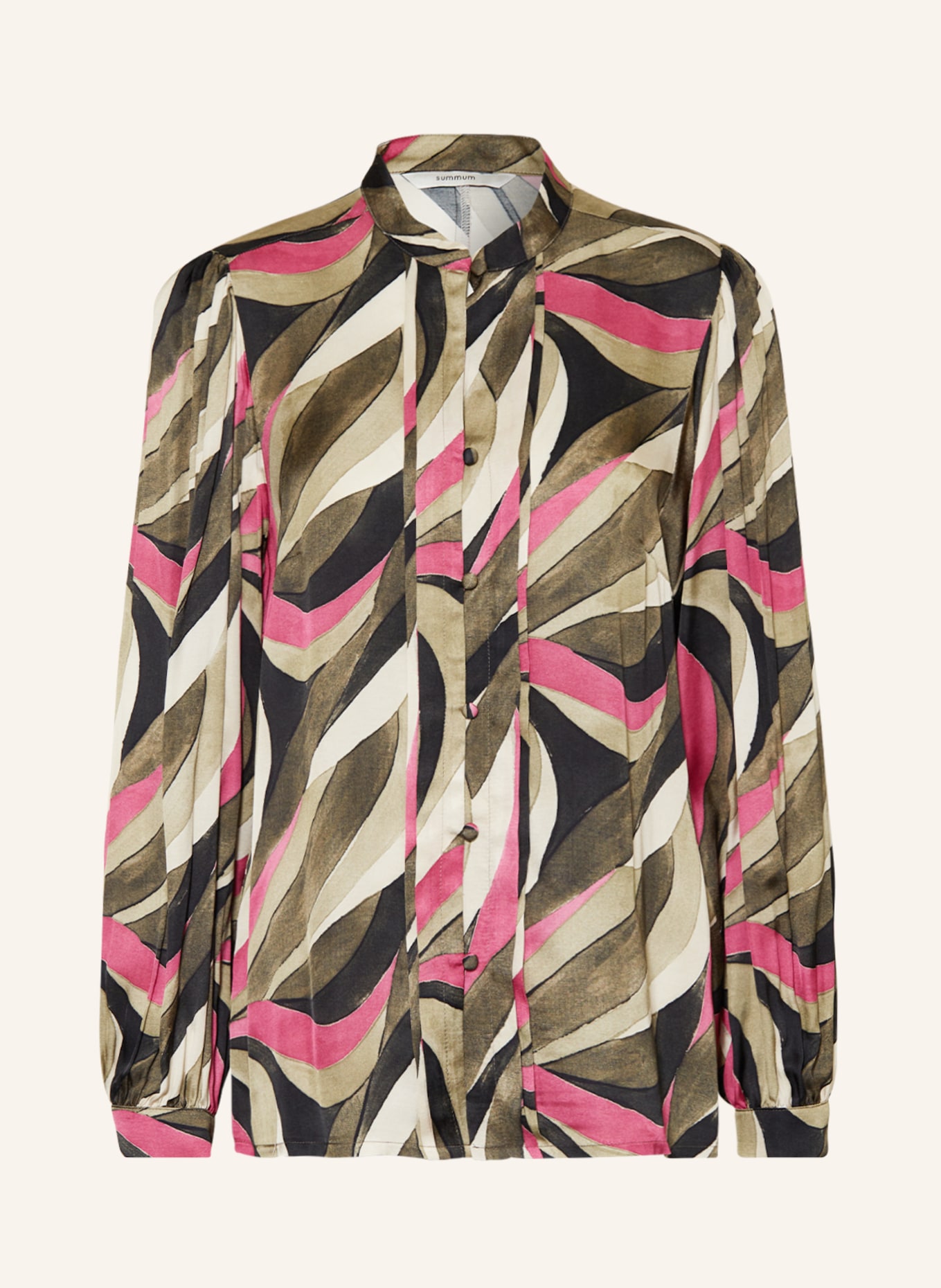 summum woman Bluse, Farbe: OLIV/ PINK/ SCHWARZ (Bild 1)