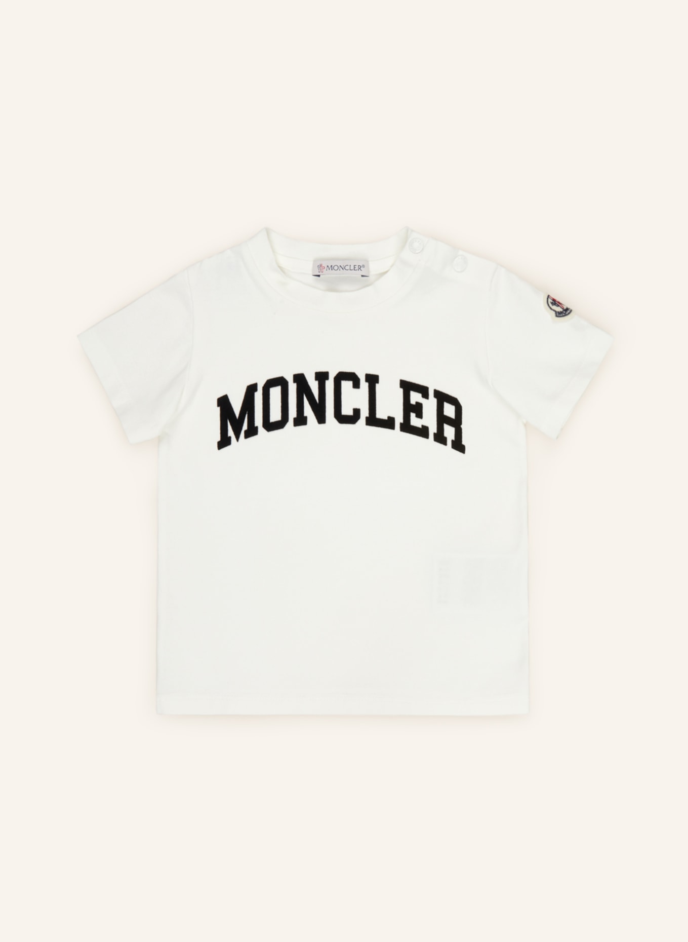 MONCLER enfant T-Shirt, Farbe: WEISS/ SCHWARZ (Bild 1)