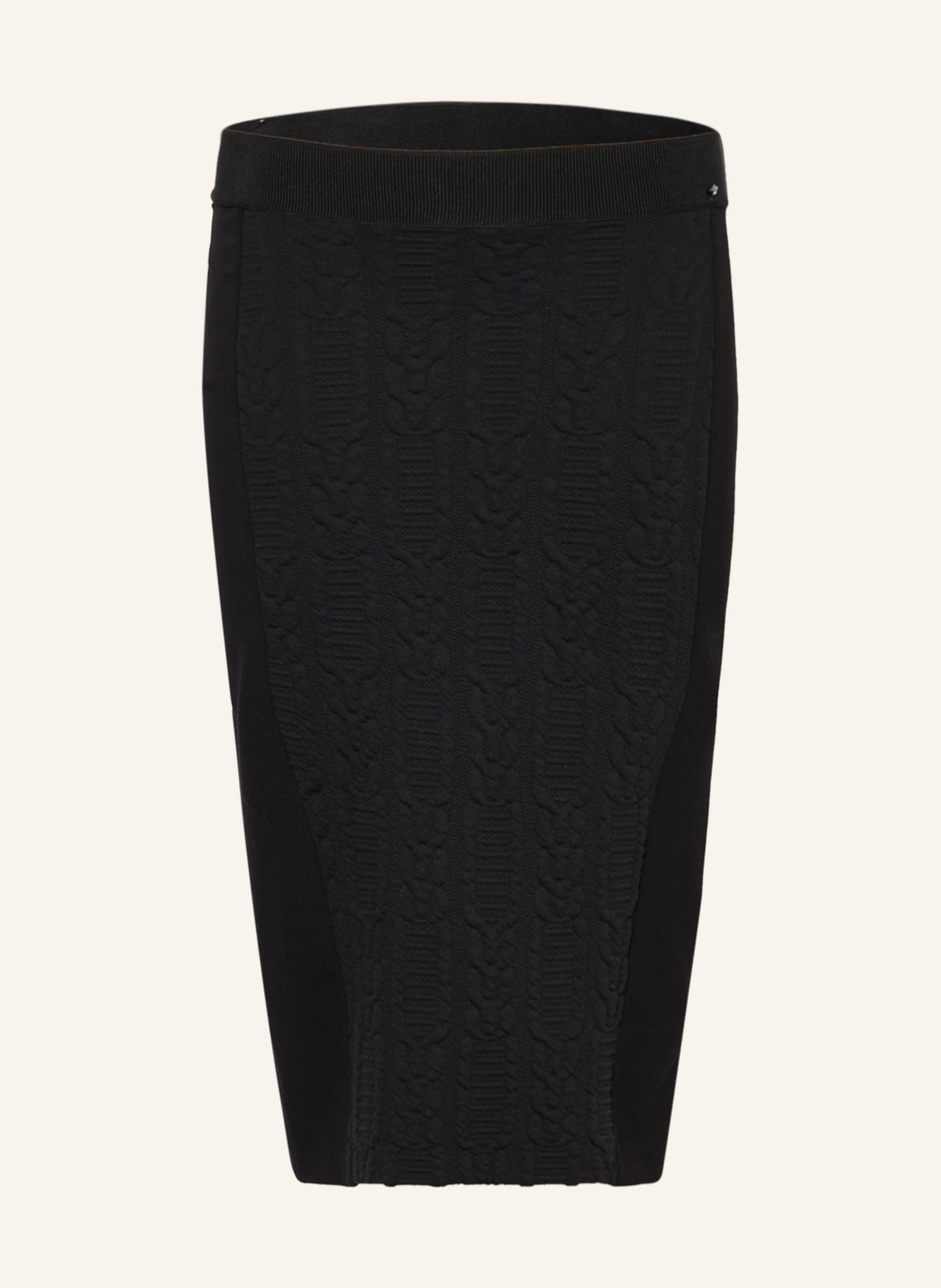 MARINA RINALDI SPORT Jersey skirt OFITE, Color: BLACK (Image 1)